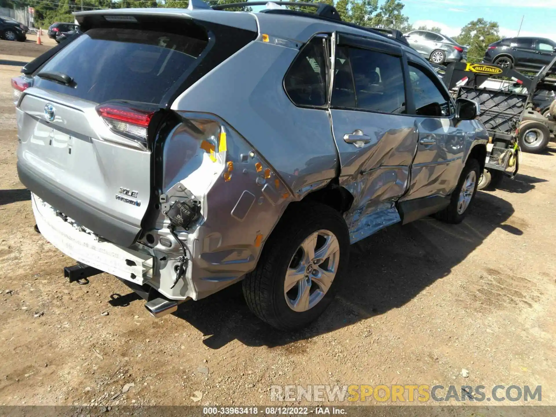 4 Фотография поврежденного автомобиля 2T3R6RFVXMW004457 TOYOTA RAV4 2021