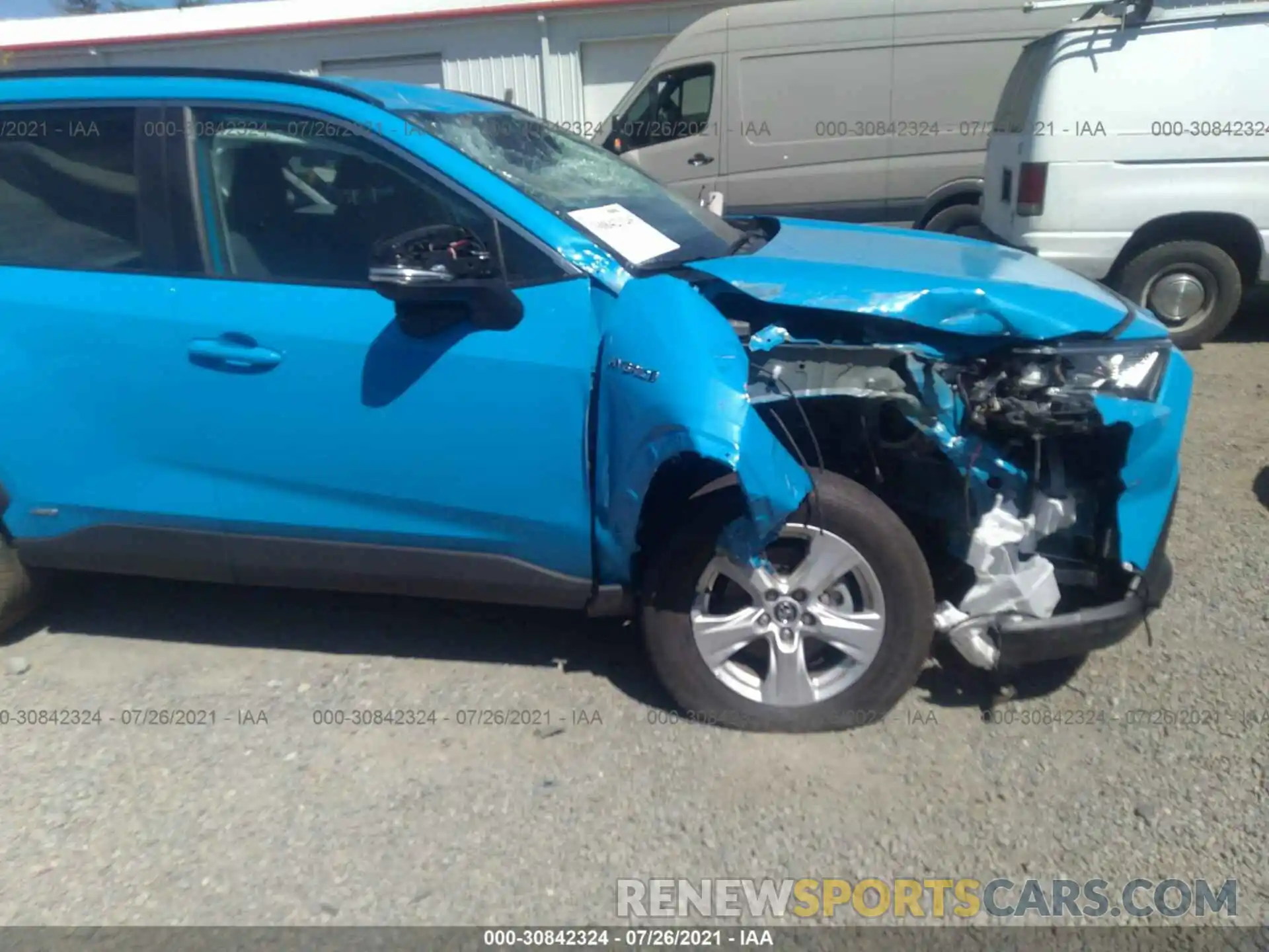 6 Photograph of a damaged car 2T3R6RFVXMW007875 TOYOTA RAV4 2021