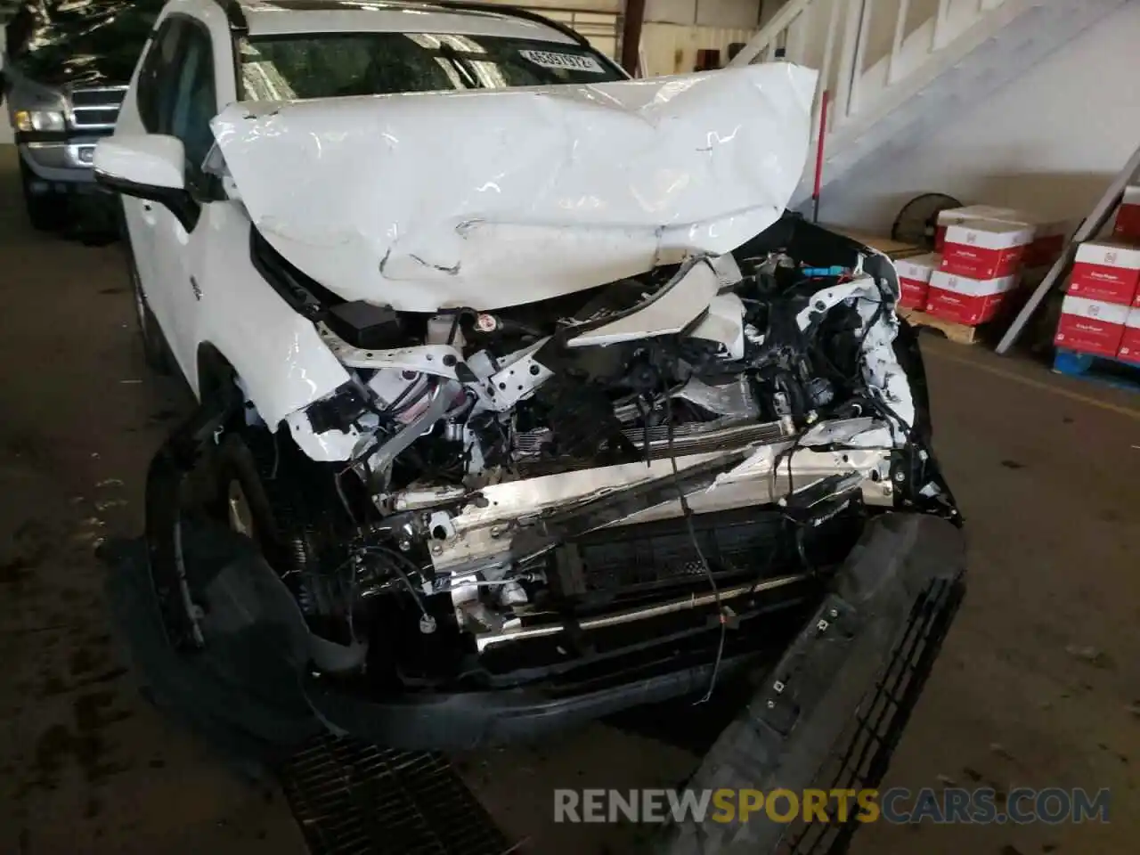 9 Photograph of a damaged car 2T3R6RFVXMW009612 TOYOTA RAV4 2021