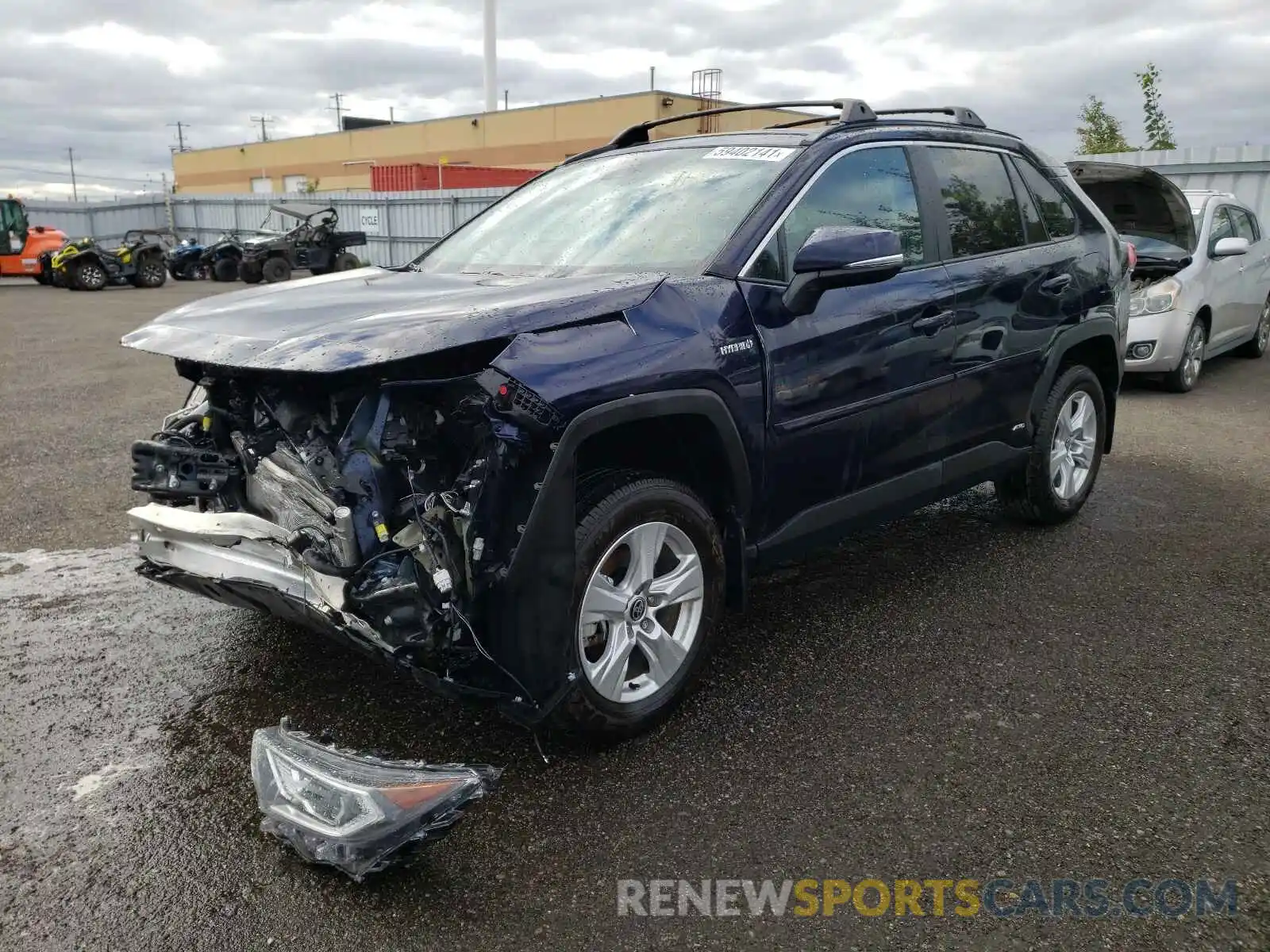 2 Photograph of a damaged car 2T3RWRFV1MW109940 TOYOTA RAV4 2021