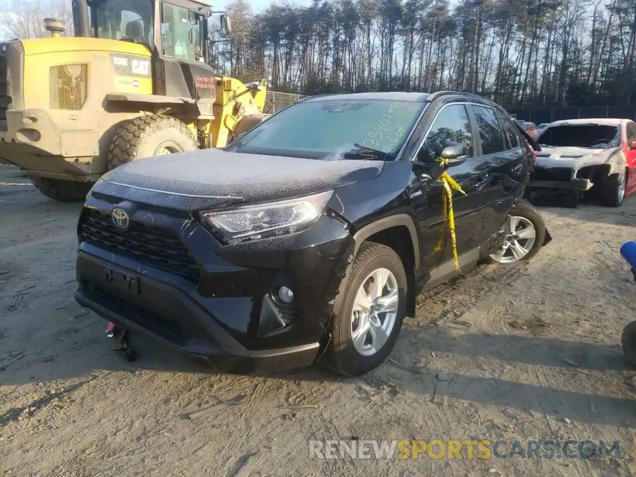 2 Photograph of a damaged car 2T3RWRFV2MW108778 TOYOTA RAV4 2021