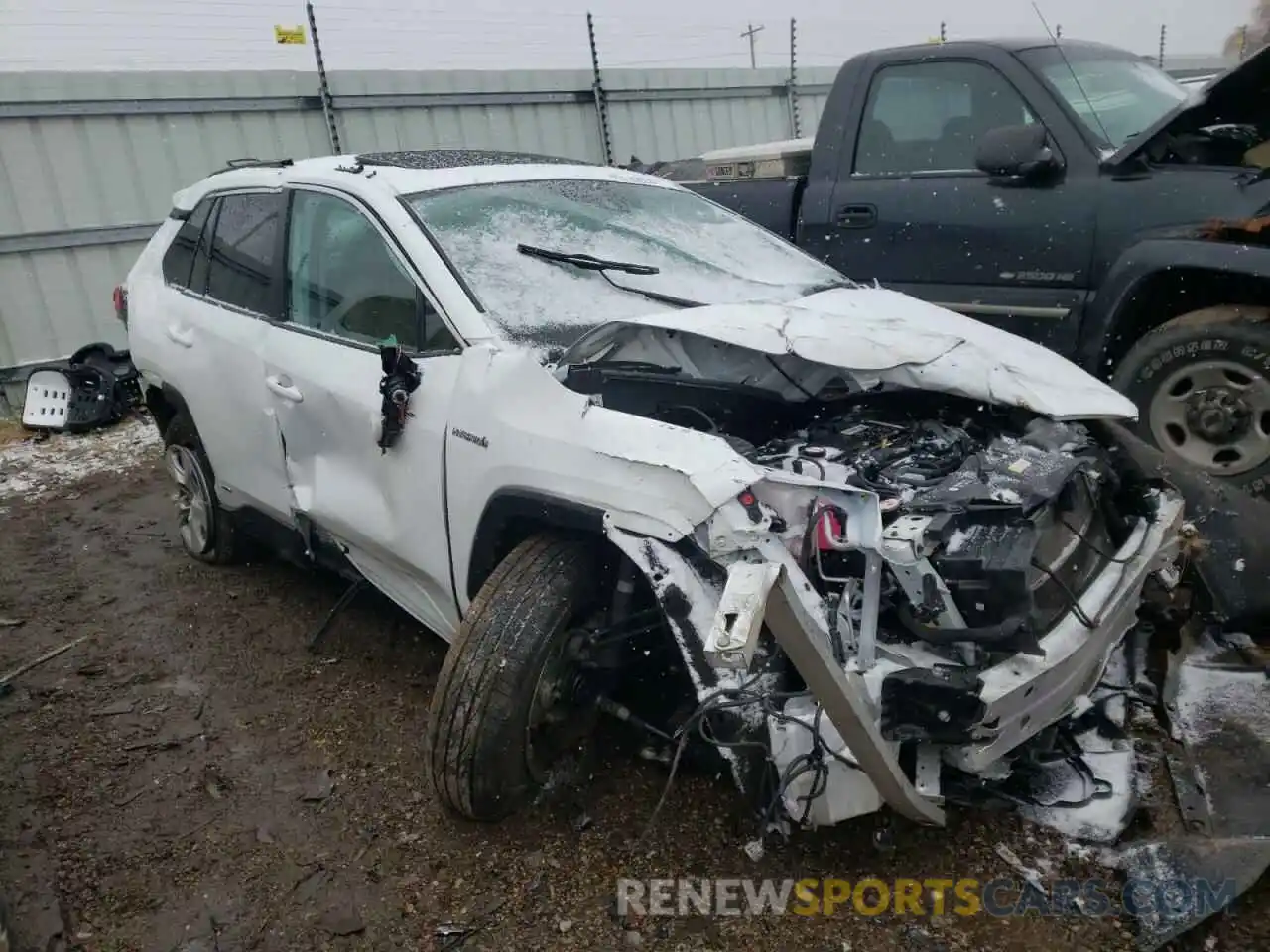 1 Photograph of a damaged car 2T3RWRFV2MW112815 TOYOTA RAV4 2021