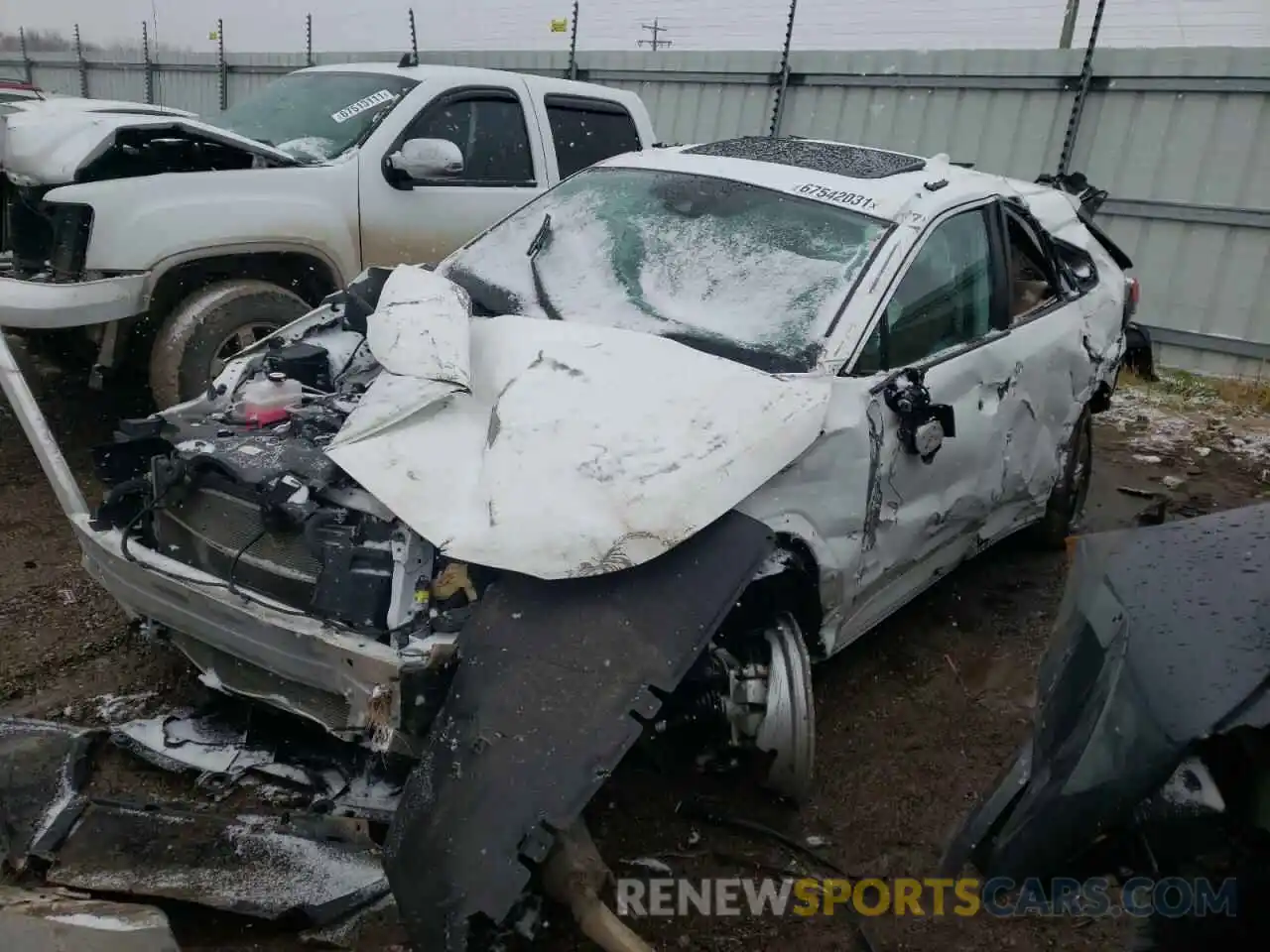 2 Photograph of a damaged car 2T3RWRFV2MW112815 TOYOTA RAV4 2021