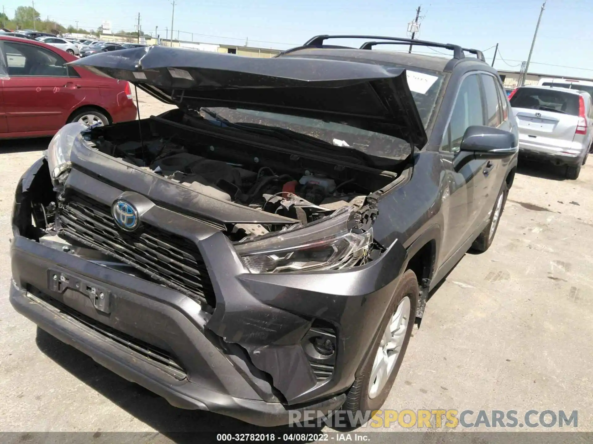 2 Photograph of a damaged car 2T3RWRFV2MW114502 TOYOTA RAV4 2021