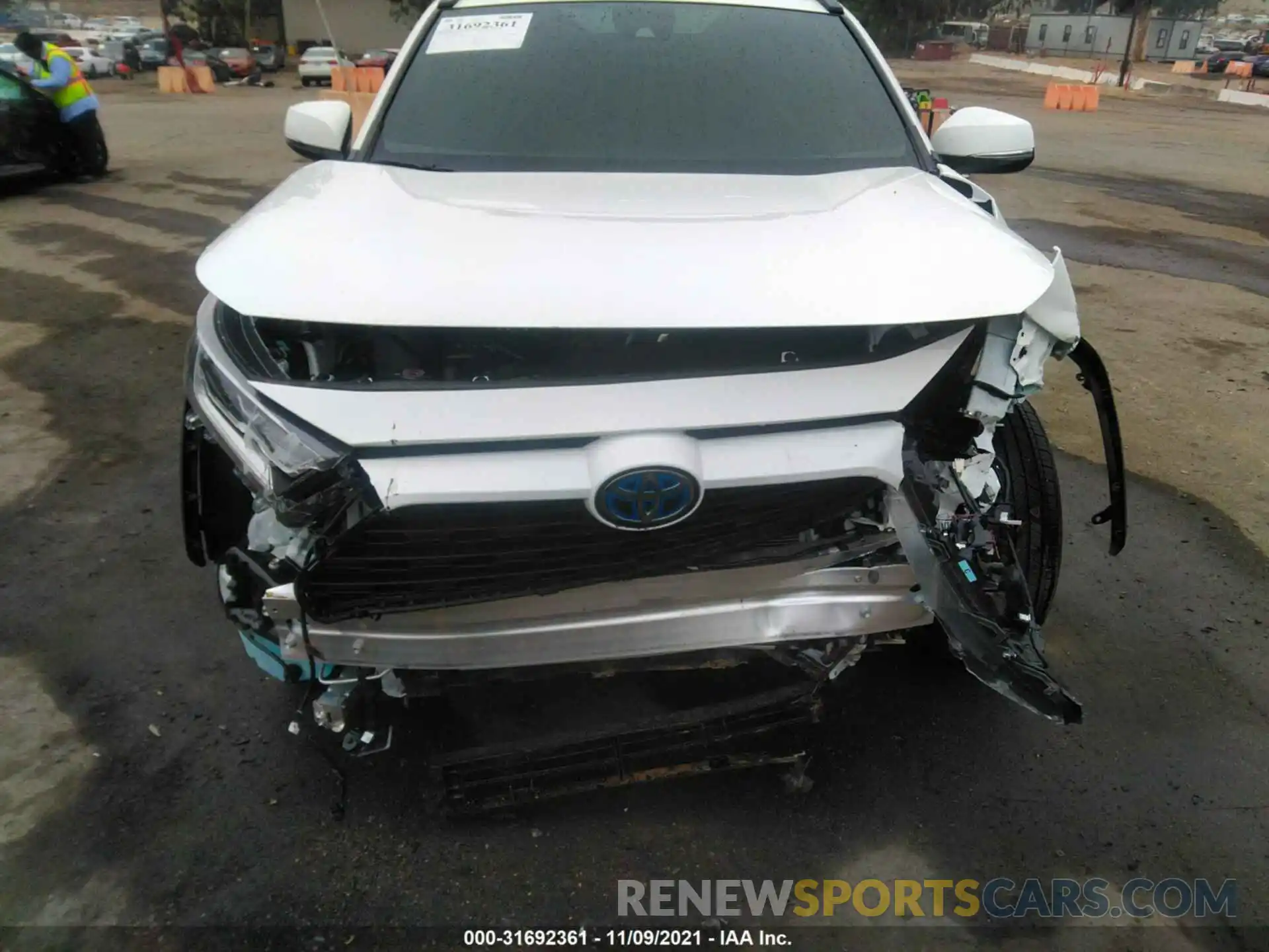 6 Photograph of a damaged car 2T3RWRFV2MW119991 TOYOTA RAV4 2021