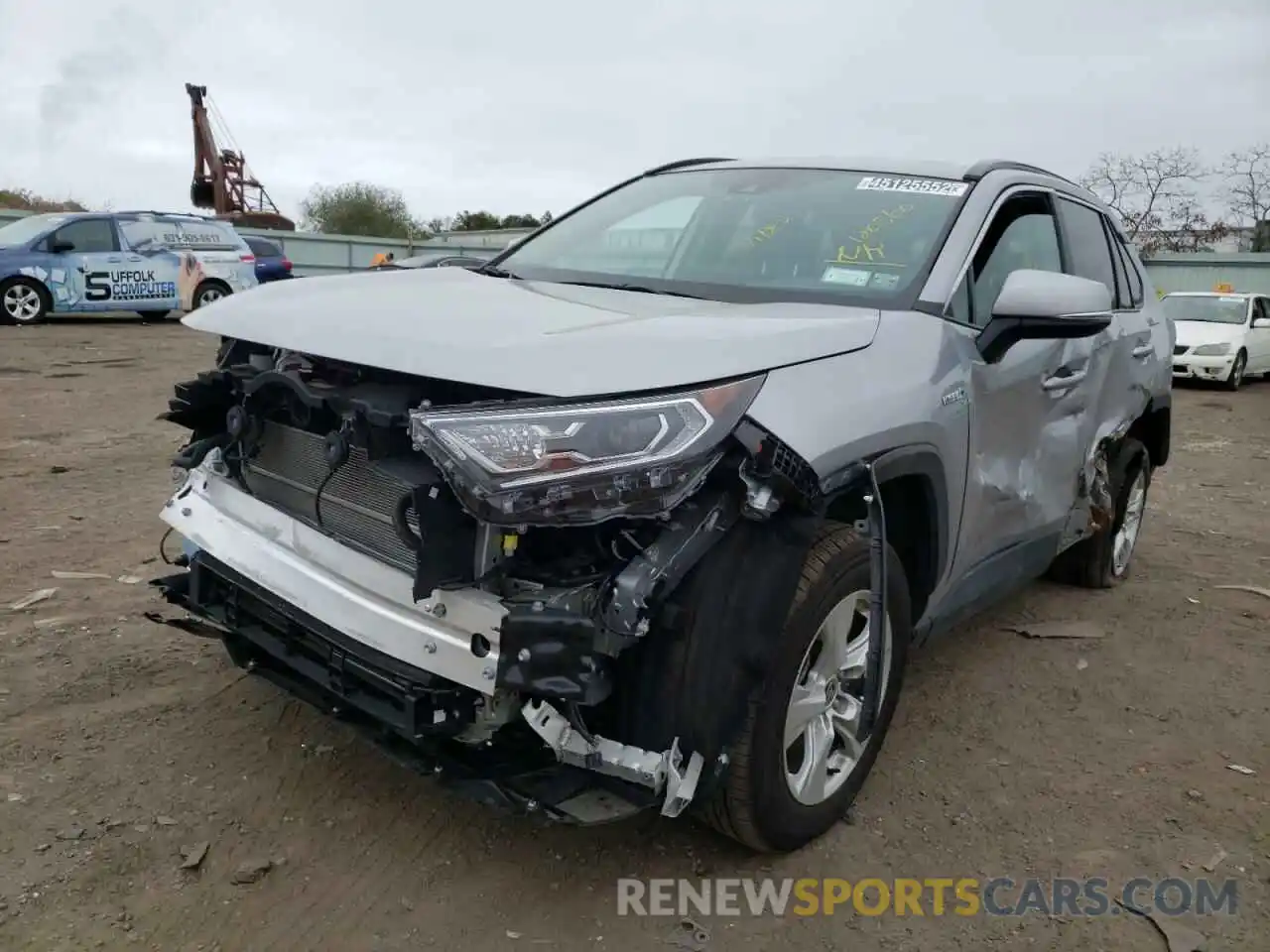 2 Photograph of a damaged car 2T3RWRFV2MW120560 TOYOTA RAV4 2021