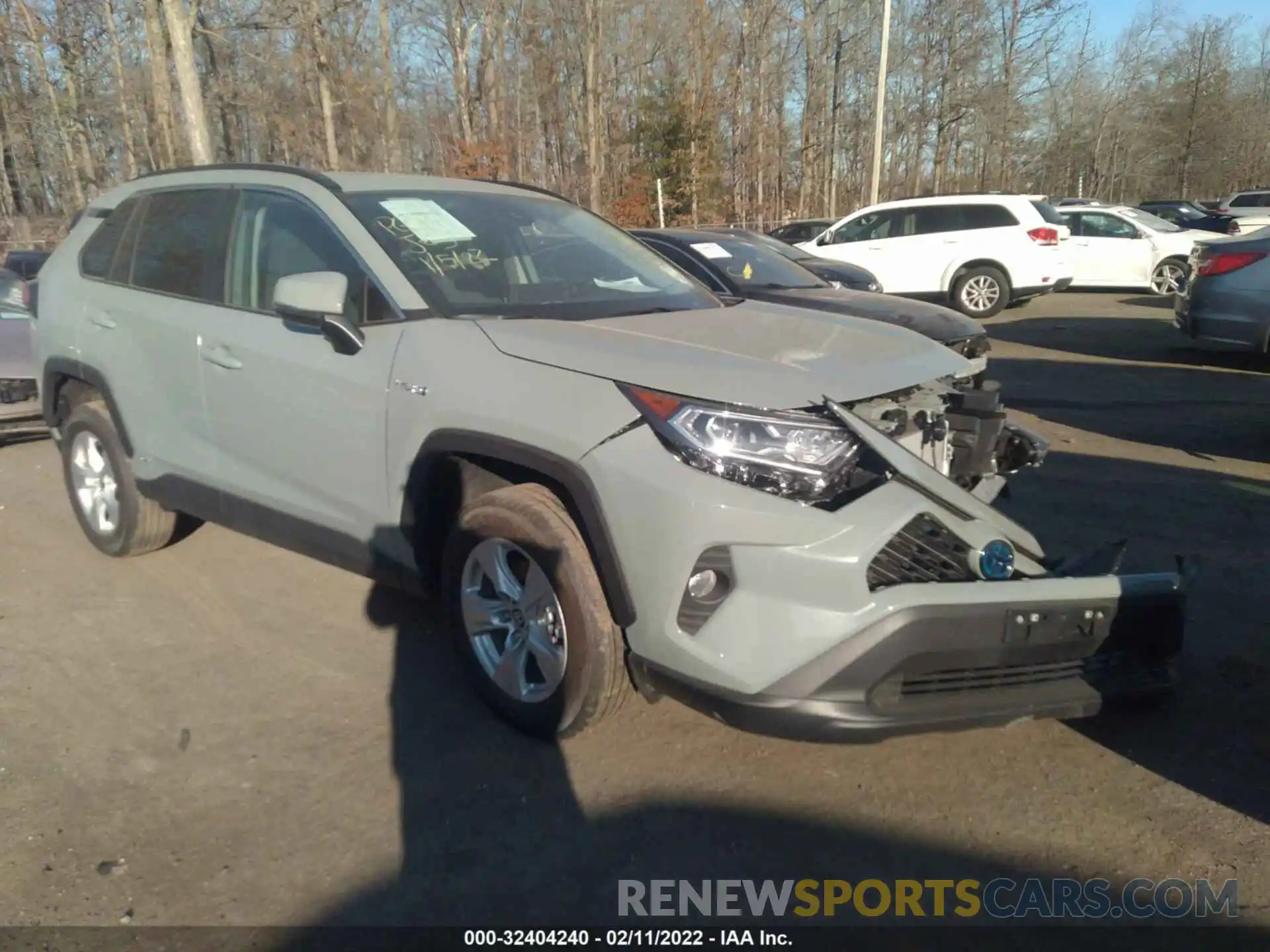 1 Photograph of a damaged car 2T3RWRFV2MW126293 TOYOTA RAV4 2021