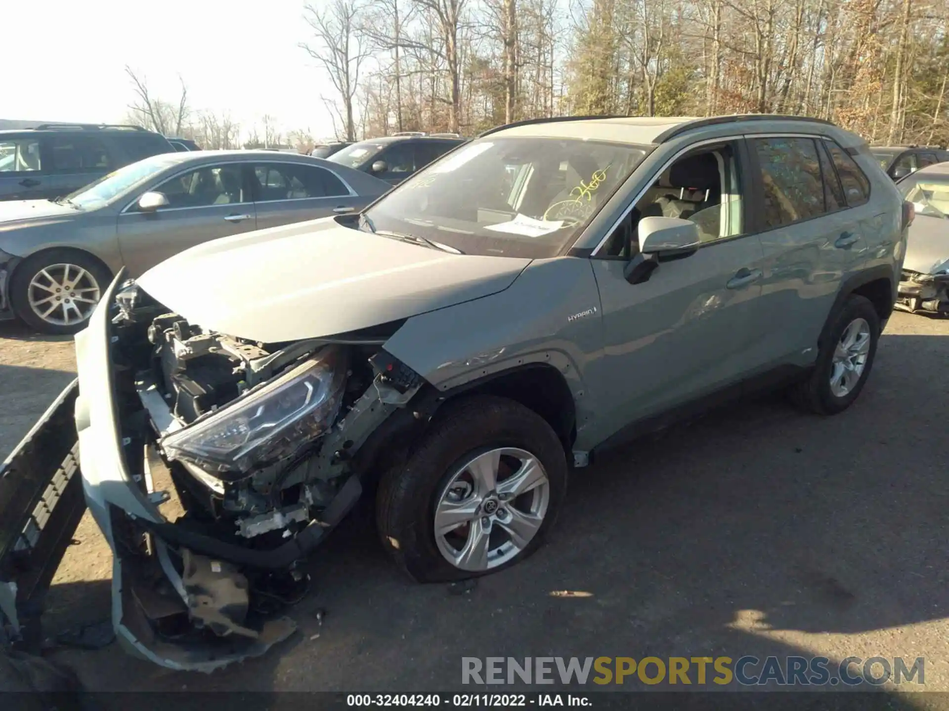 2 Photograph of a damaged car 2T3RWRFV2MW126293 TOYOTA RAV4 2021