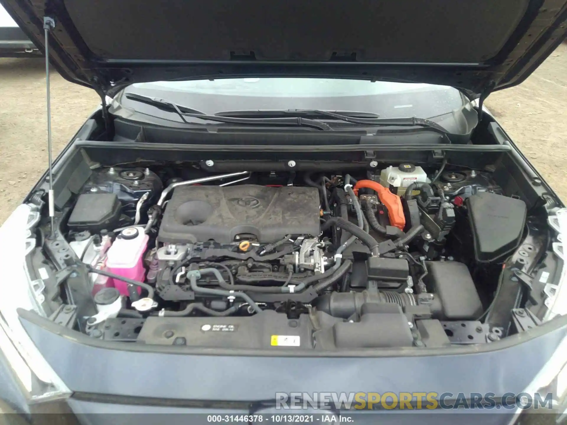 10 Фотография поврежденного автомобиля 2T3RWRFV3MW109812 TOYOTA RAV4 2021