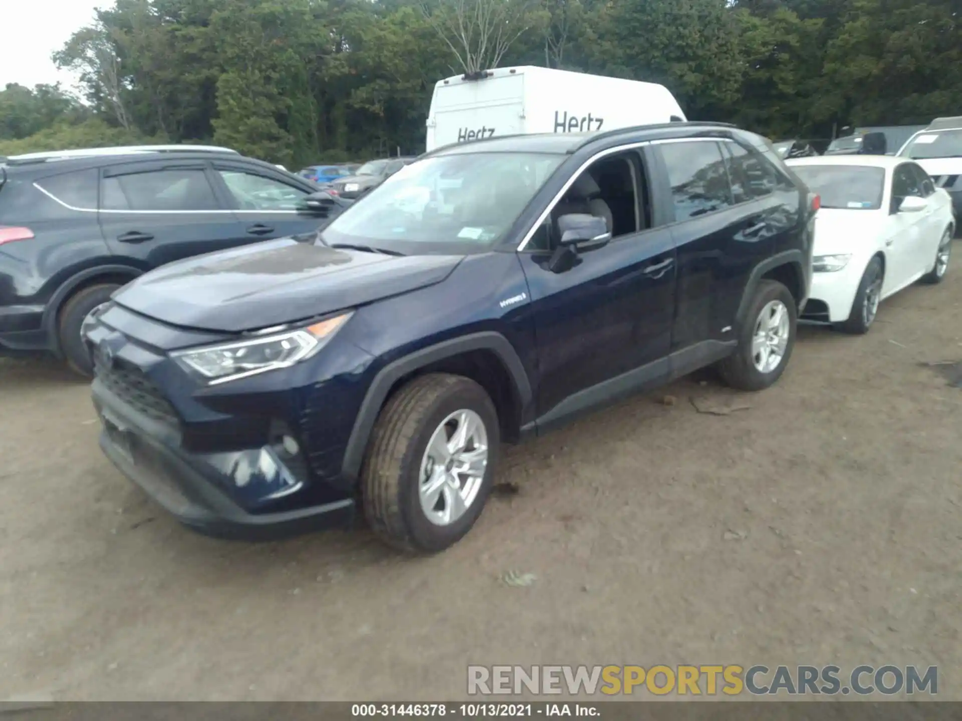 2 Фотография поврежденного автомобиля 2T3RWRFV3MW109812 TOYOTA RAV4 2021