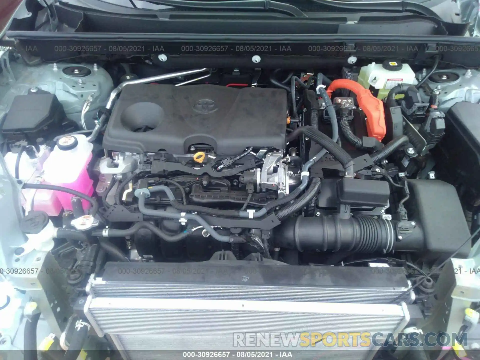 10 Фотография поврежденного автомобиля 2T3RWRFV3MW114640 TOYOTA RAV4 2021