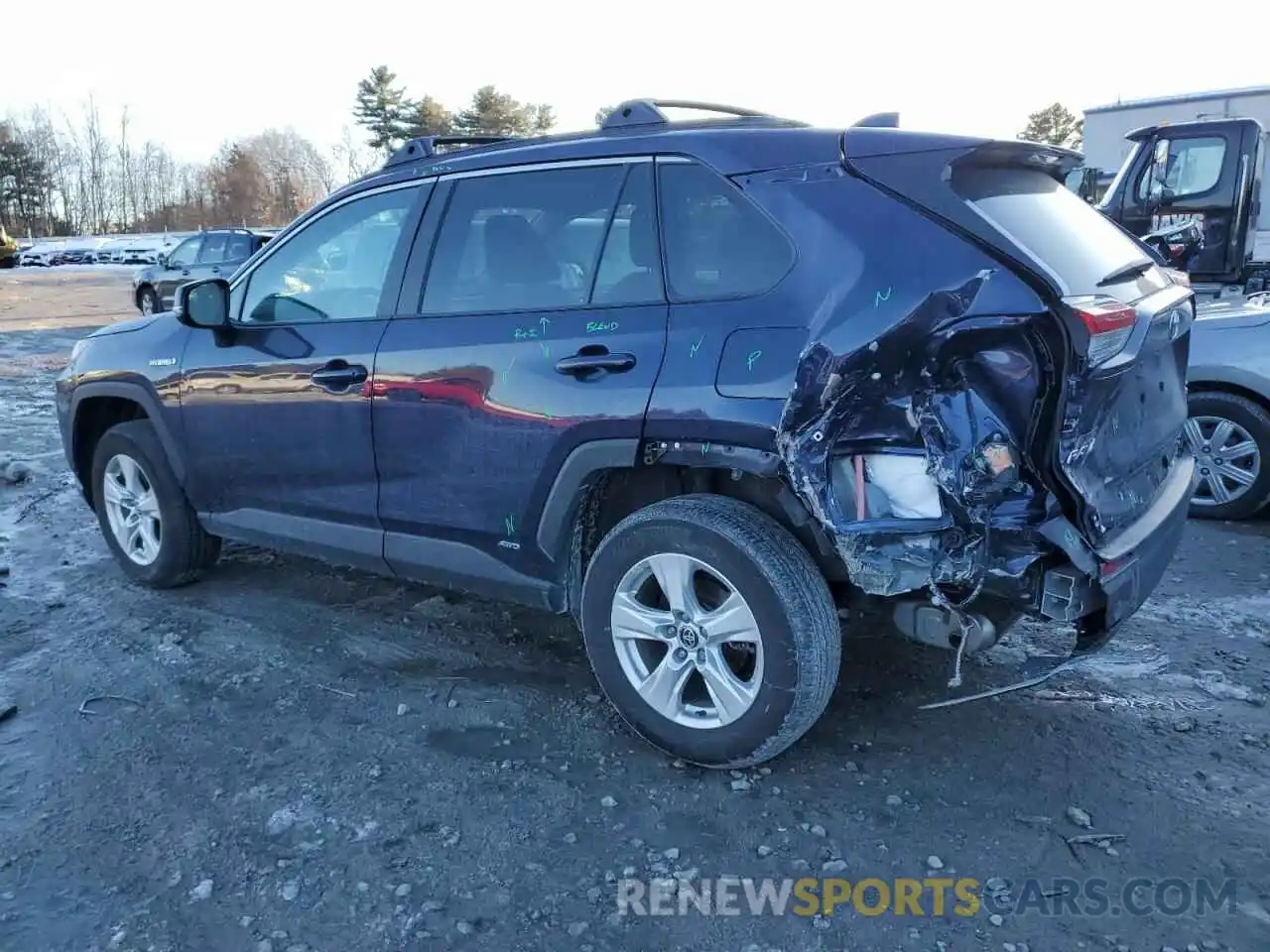 2 Photograph of a damaged car 2T3RWRFV4MW119443 TOYOTA RAV4 2021