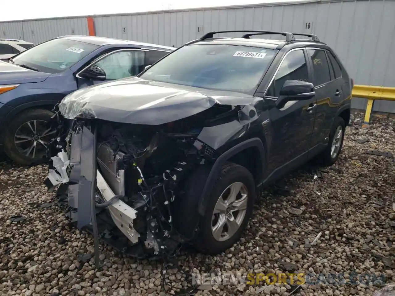 2 Photograph of a damaged car 2T3RWRFV5MW109777 TOYOTA RAV4 2021