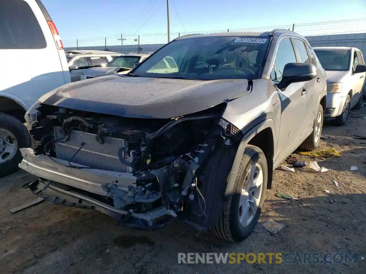 2 Photograph of a damaged car 2T3RWRFV5MW110170 TOYOTA RAV4 2021