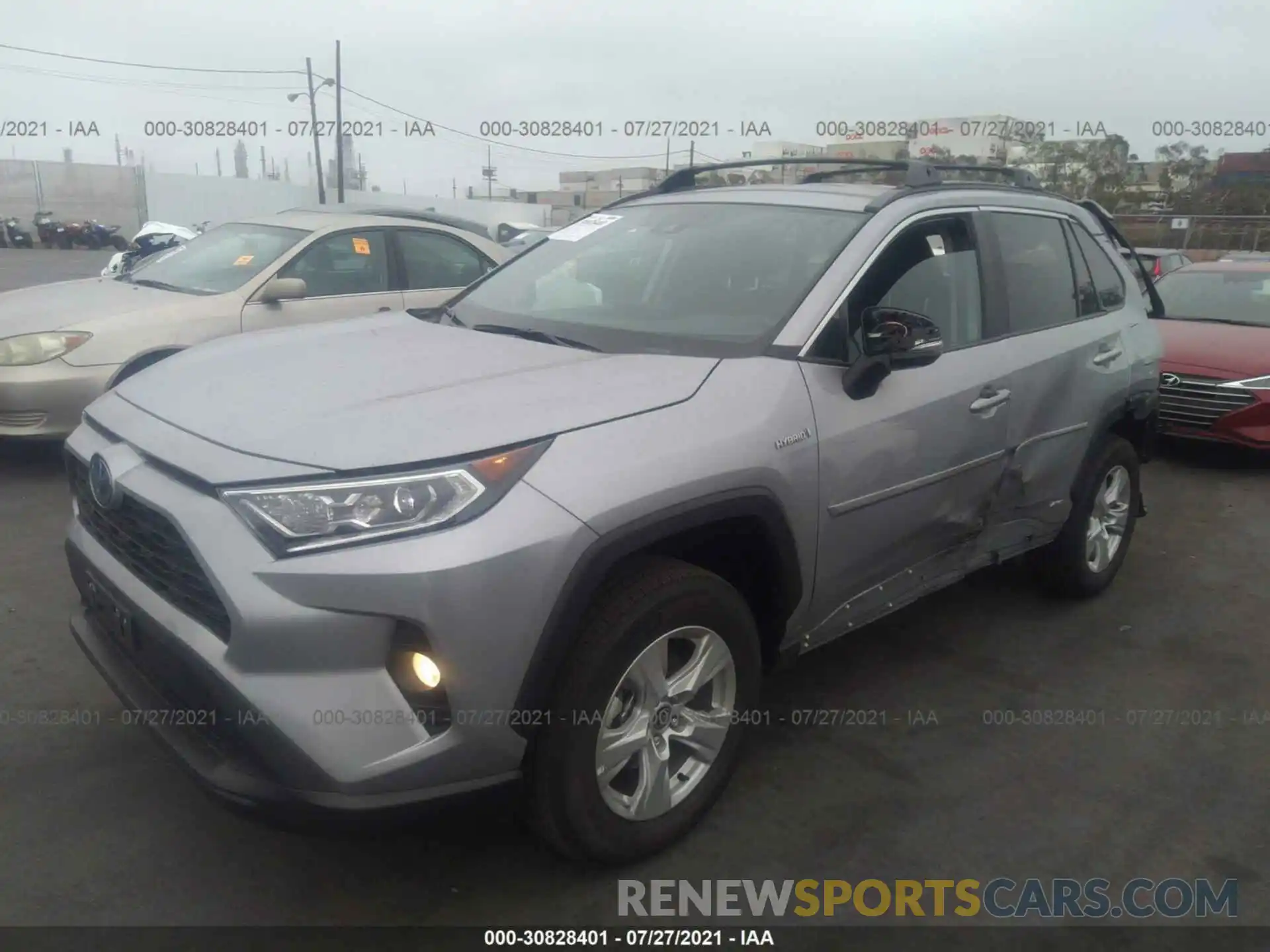 2 Photograph of a damaged car 2T3RWRFV5MW115353 TOYOTA RAV4 2021