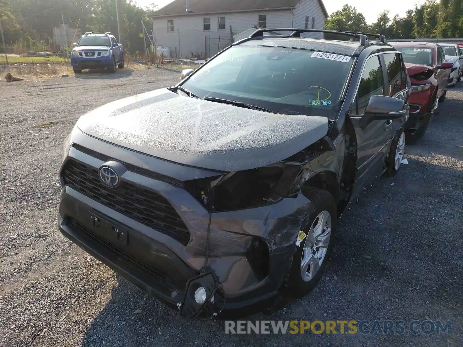 2 Photograph of a damaged car 2T3RWRFV5MW118740 TOYOTA RAV4 2021