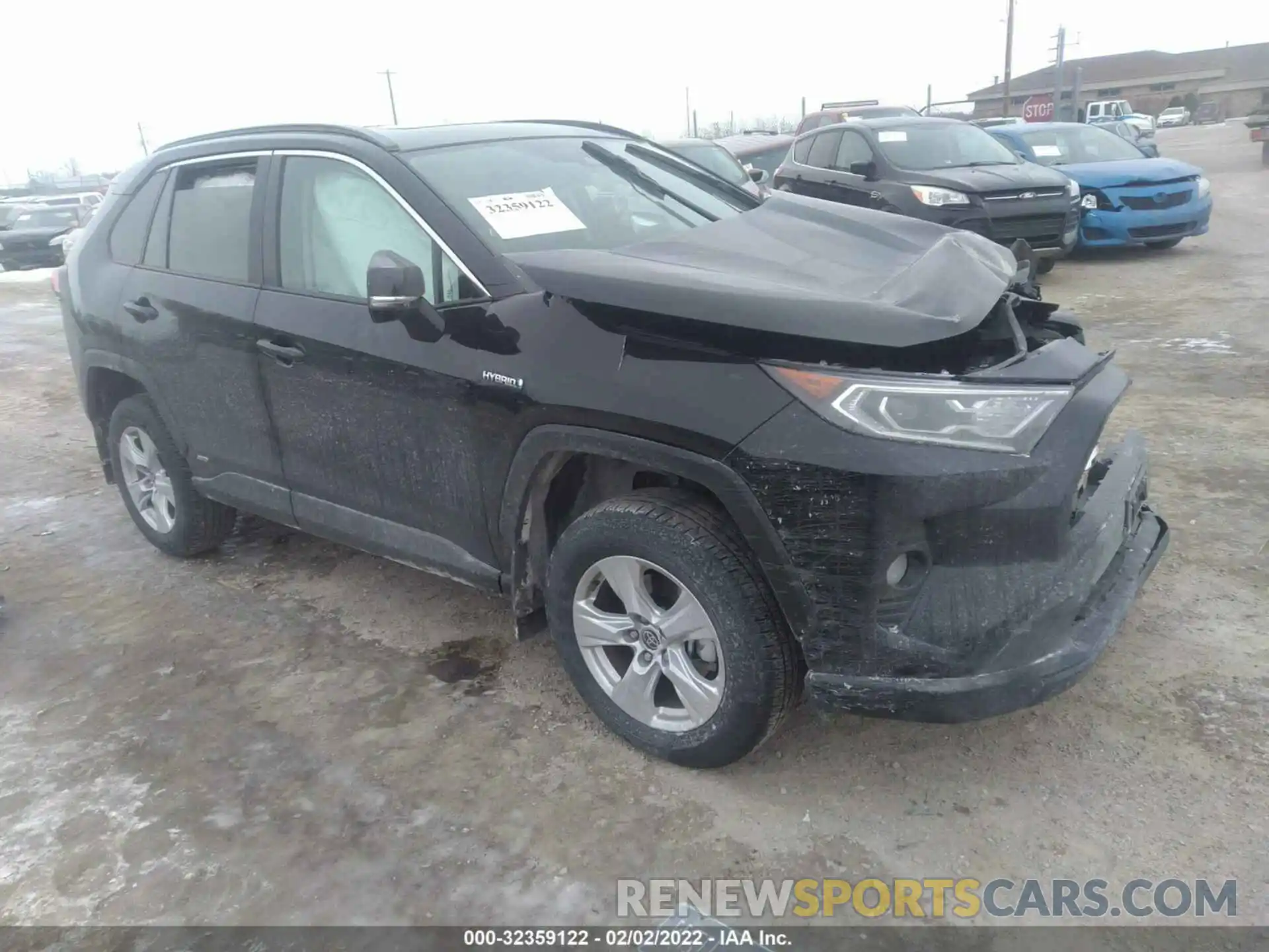 1 Photograph of a damaged car 2T3RWRFV7MW118979 TOYOTA RAV4 2021