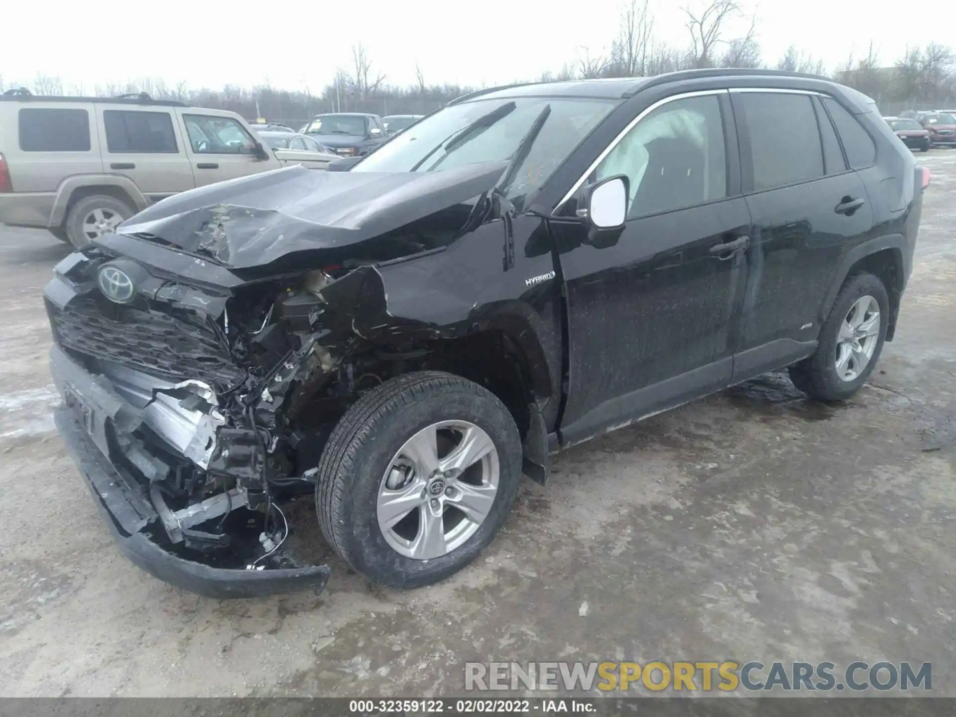 2 Photograph of a damaged car 2T3RWRFV7MW118979 TOYOTA RAV4 2021