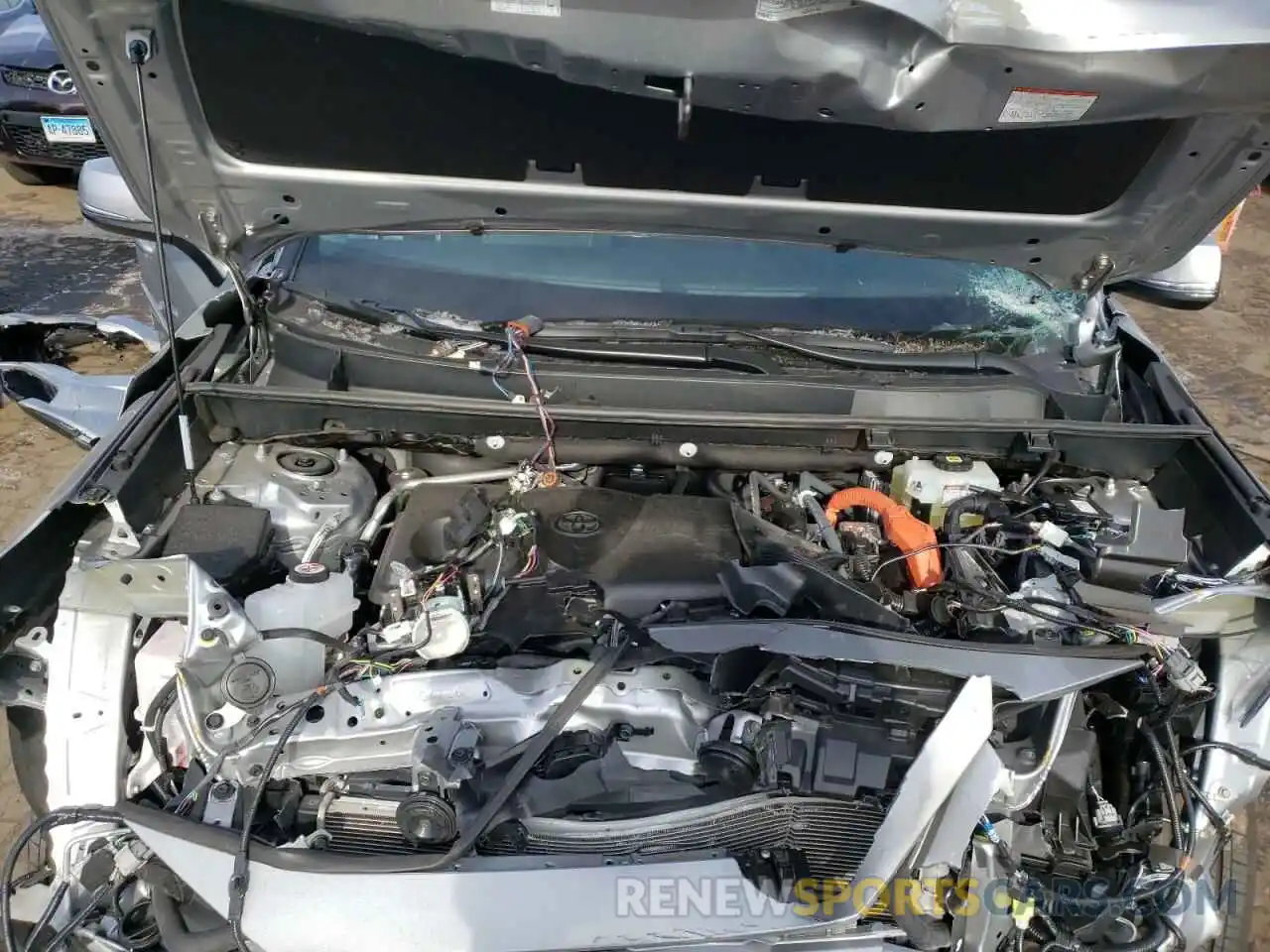 7 Фотография поврежденного автомобиля 2T3RWRFV8MW117484 TOYOTA RAV4 2021