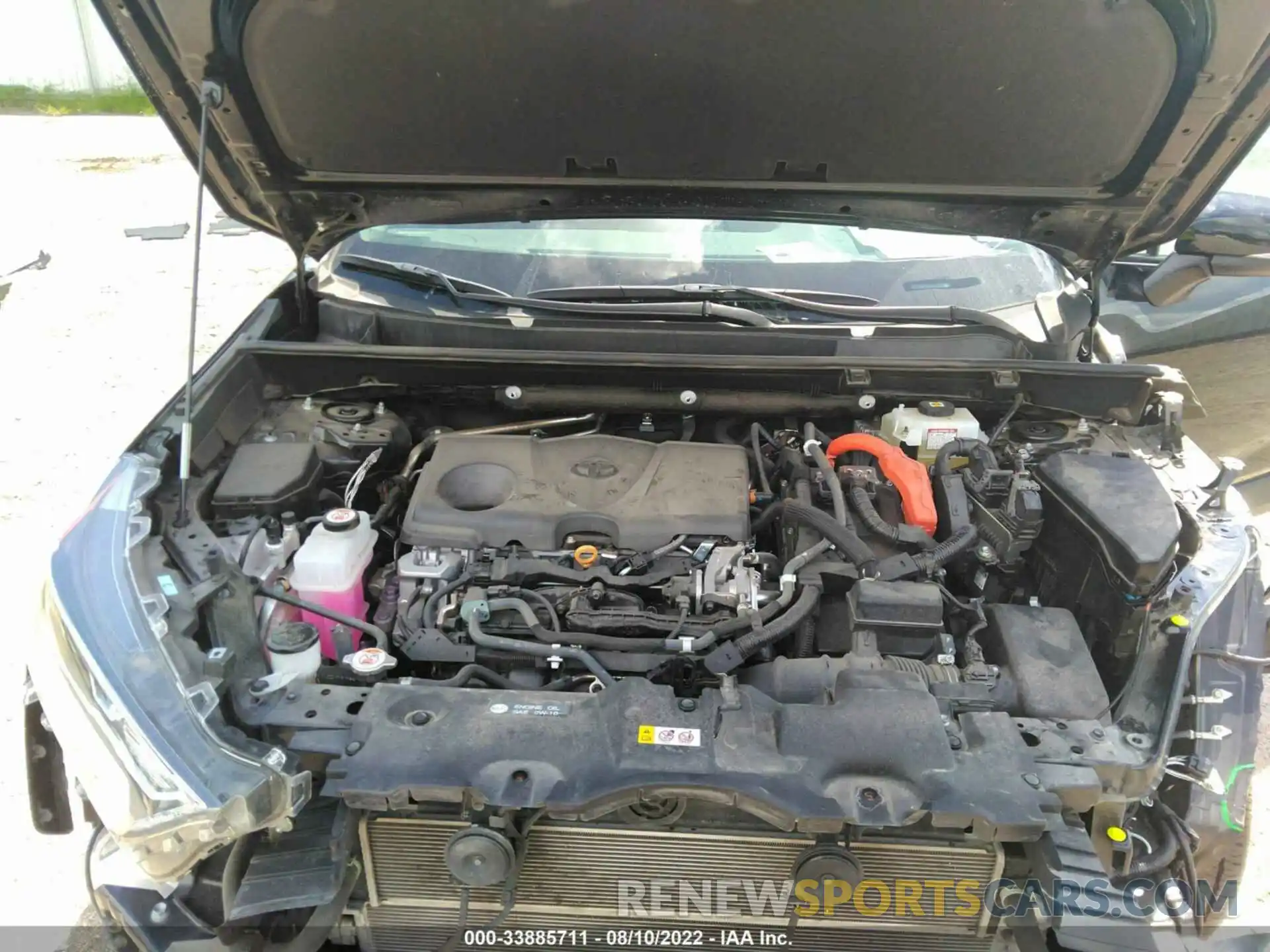 10 Фотография поврежденного автомобиля 2T3RWRFV8MW119719 TOYOTA RAV4 2021