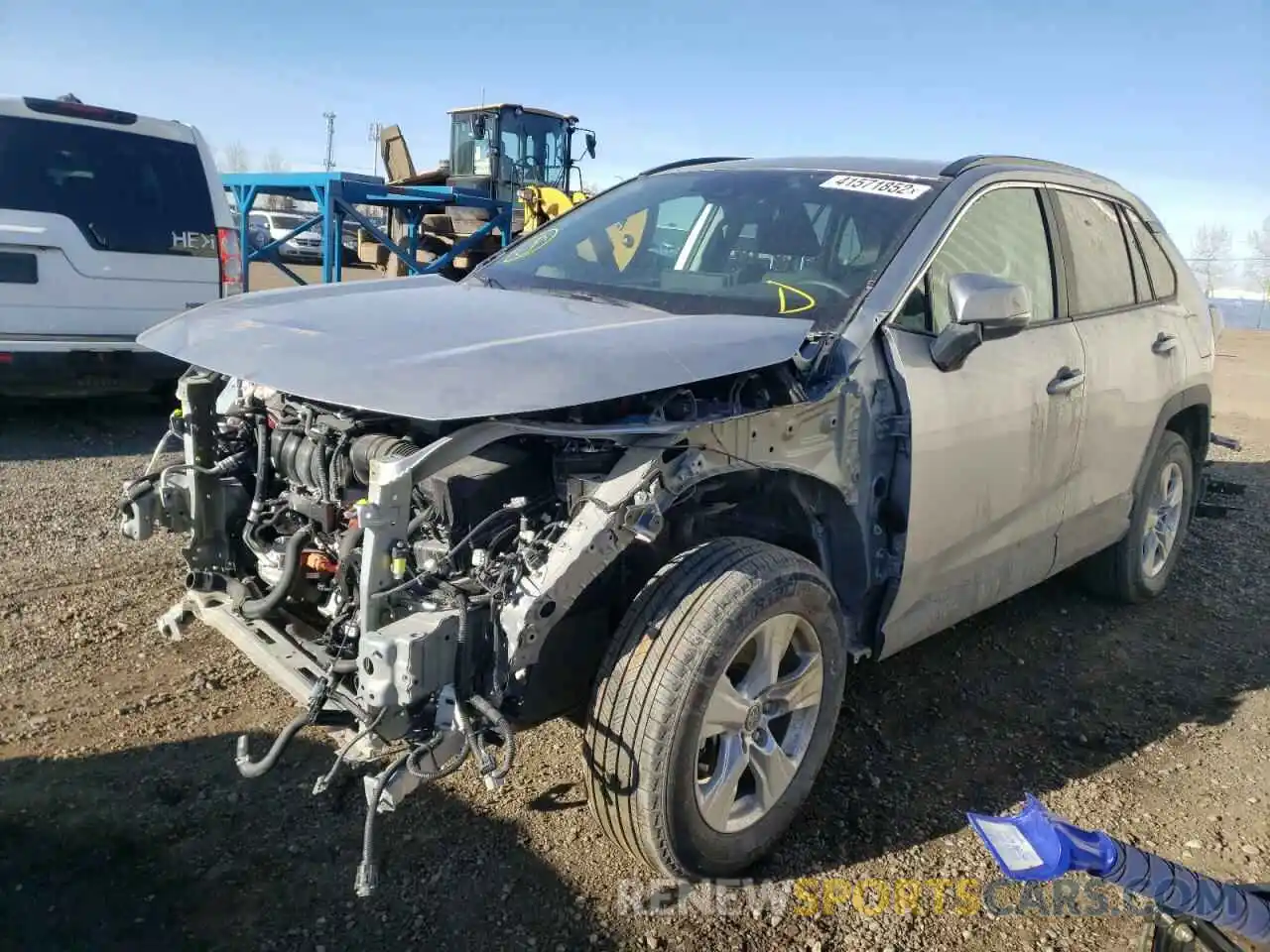 2 Photograph of a damaged car 2T3RWRFV8MW125259 TOYOTA RAV4 2021