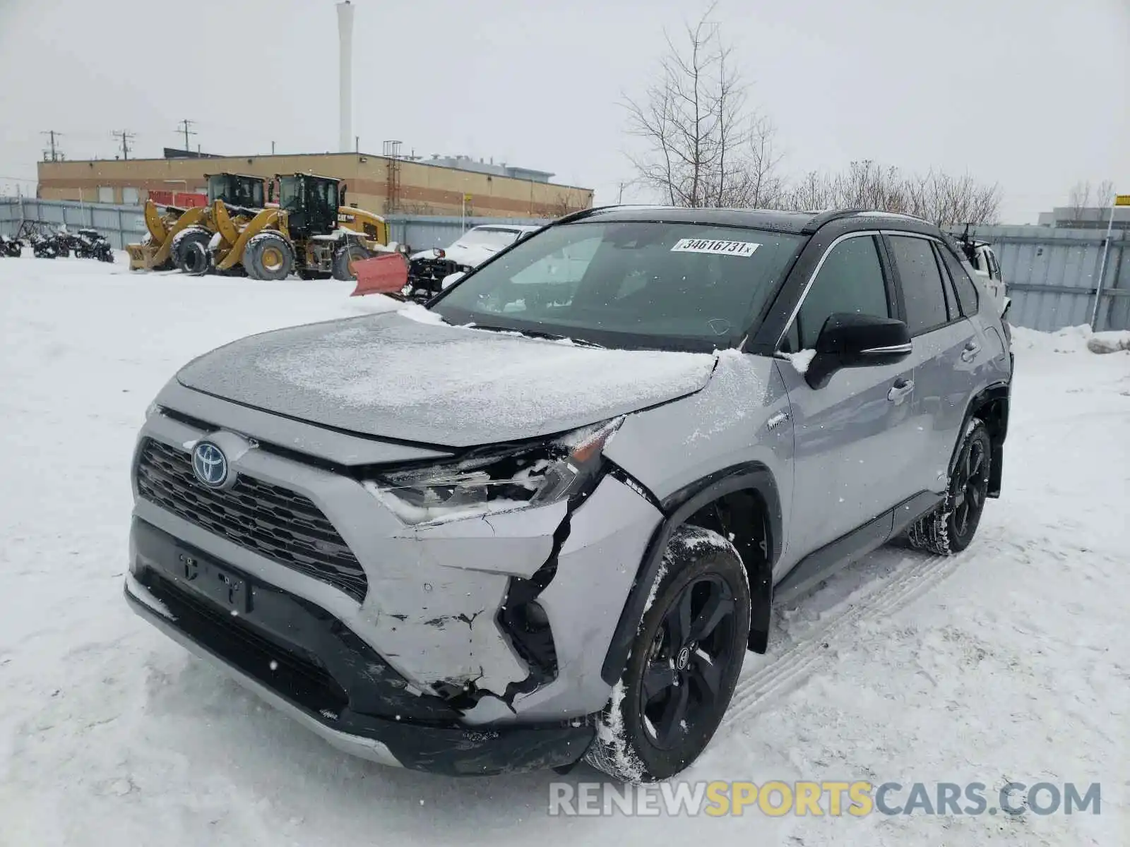 2 Photograph of a damaged car 2T3RWRFV9MW103982 TOYOTA RAV4 2021