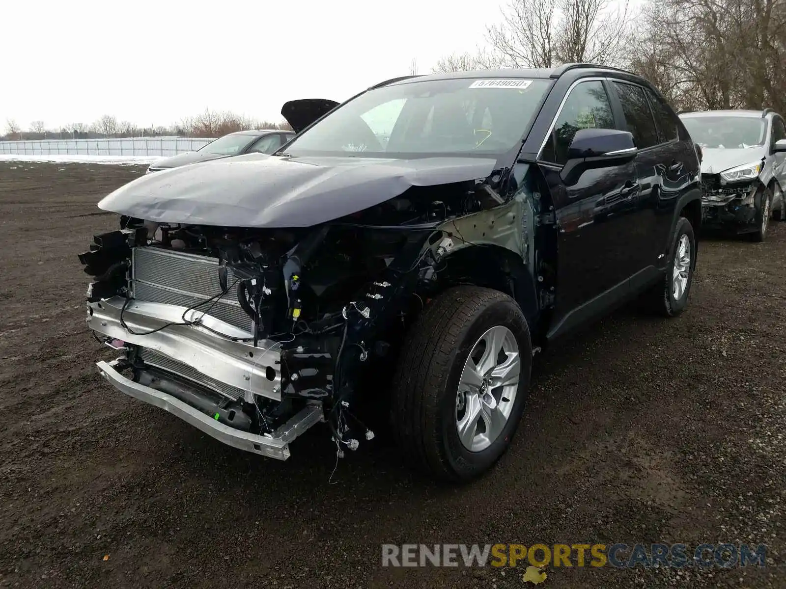 2 Photograph of a damaged car 2T3RWRFVXMW105627 TOYOTA RAV4 2021