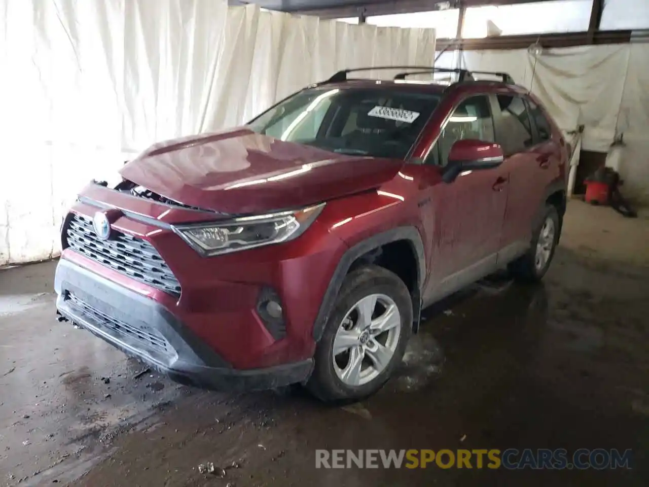 2 Фотография поврежденного автомобиля 2T3RWRFVXMW120600 TOYOTA RAV4 2021