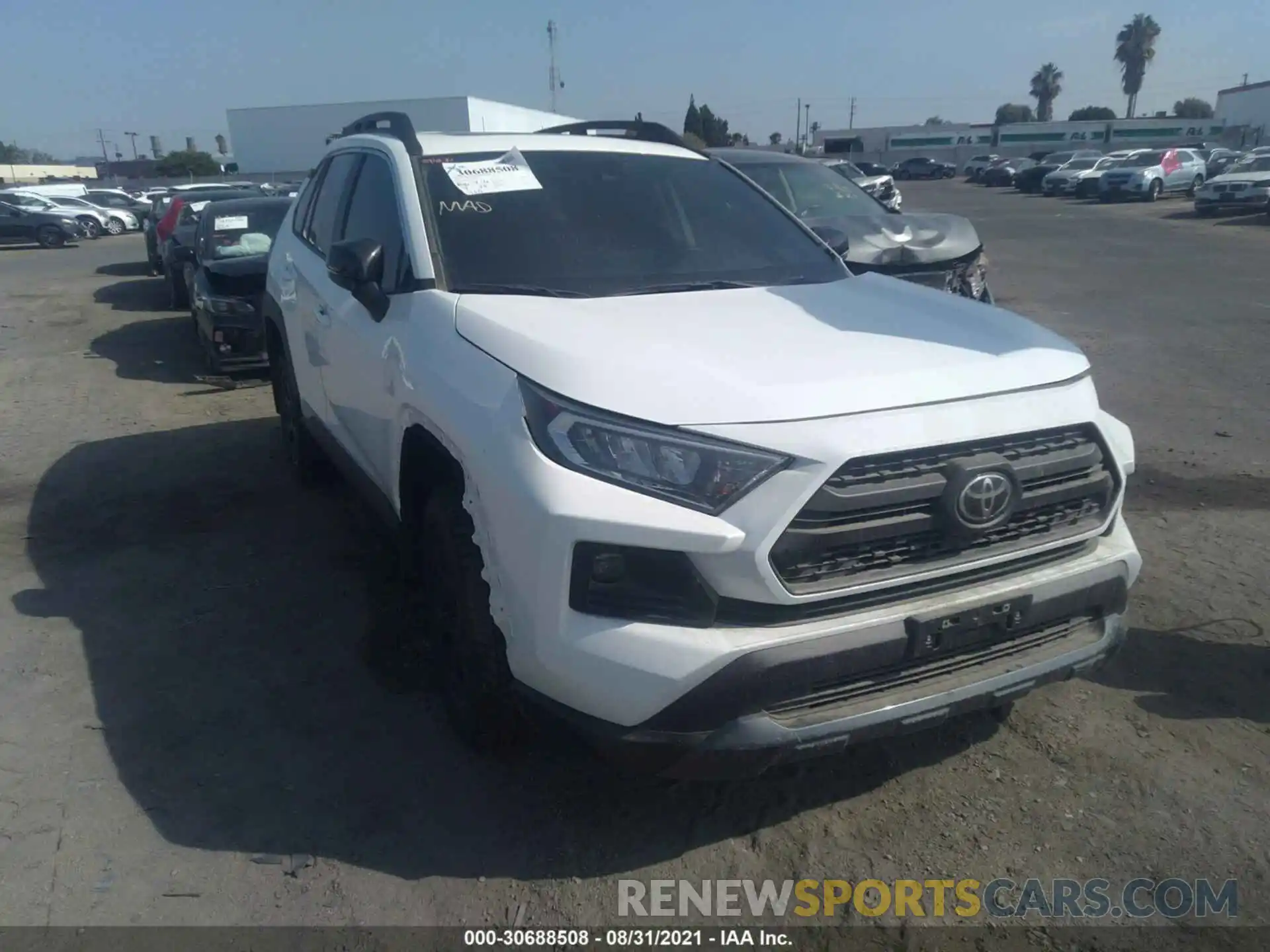 1 Photograph of a damaged car 2T3S1RFV0MW167926 TOYOTA RAV4 2021