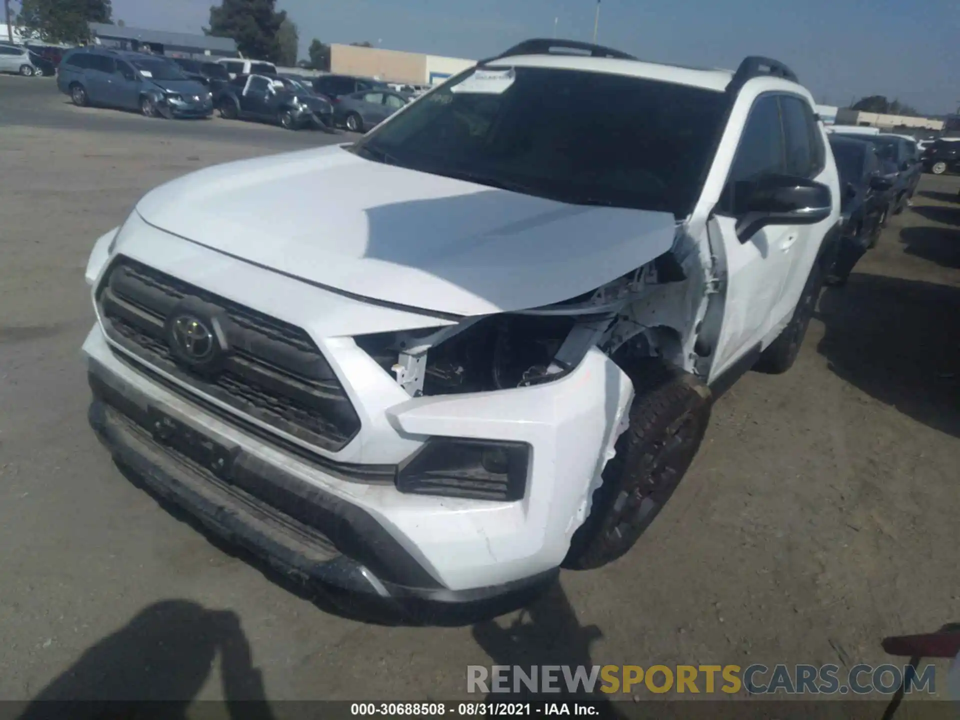 2 Photograph of a damaged car 2T3S1RFV0MW167926 TOYOTA RAV4 2021