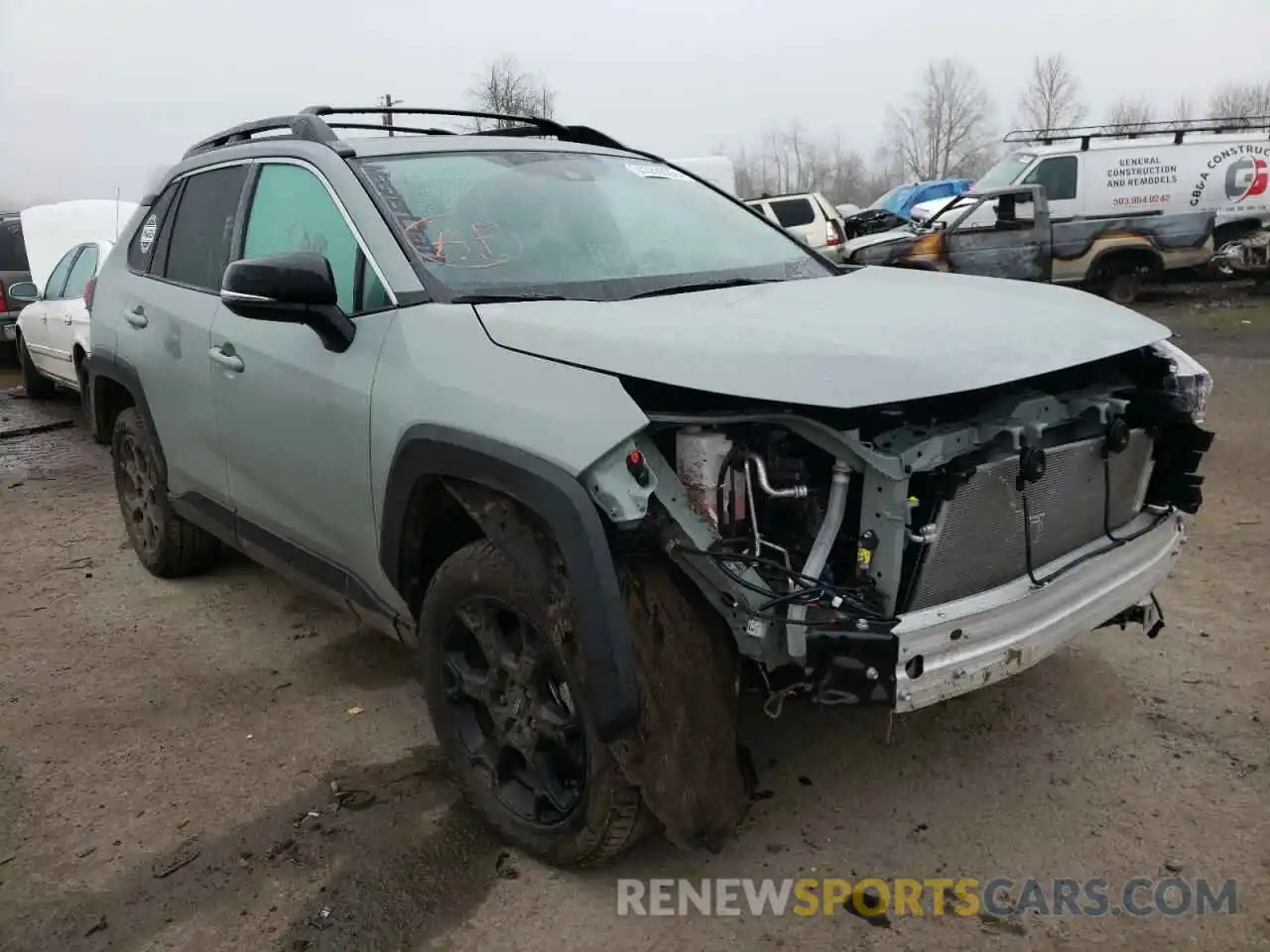 1 Photograph of a damaged car 2T3S1RFV1MW212386 TOYOTA RAV4 2021