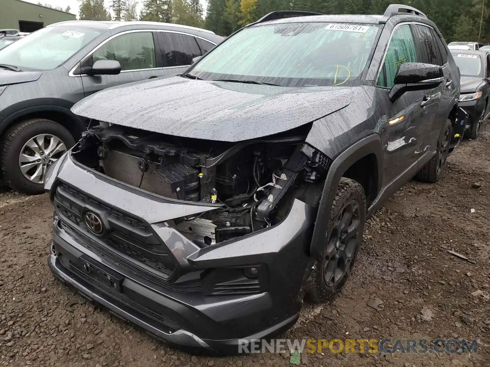 2 Photograph of a damaged car 2T3S1RFV2MW154269 TOYOTA RAV4 2021