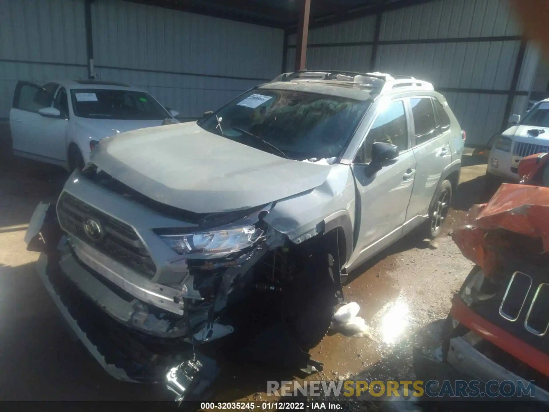 2 Photograph of a damaged car 2T3S1RFV2MW165255 TOYOTA RAV4 2021