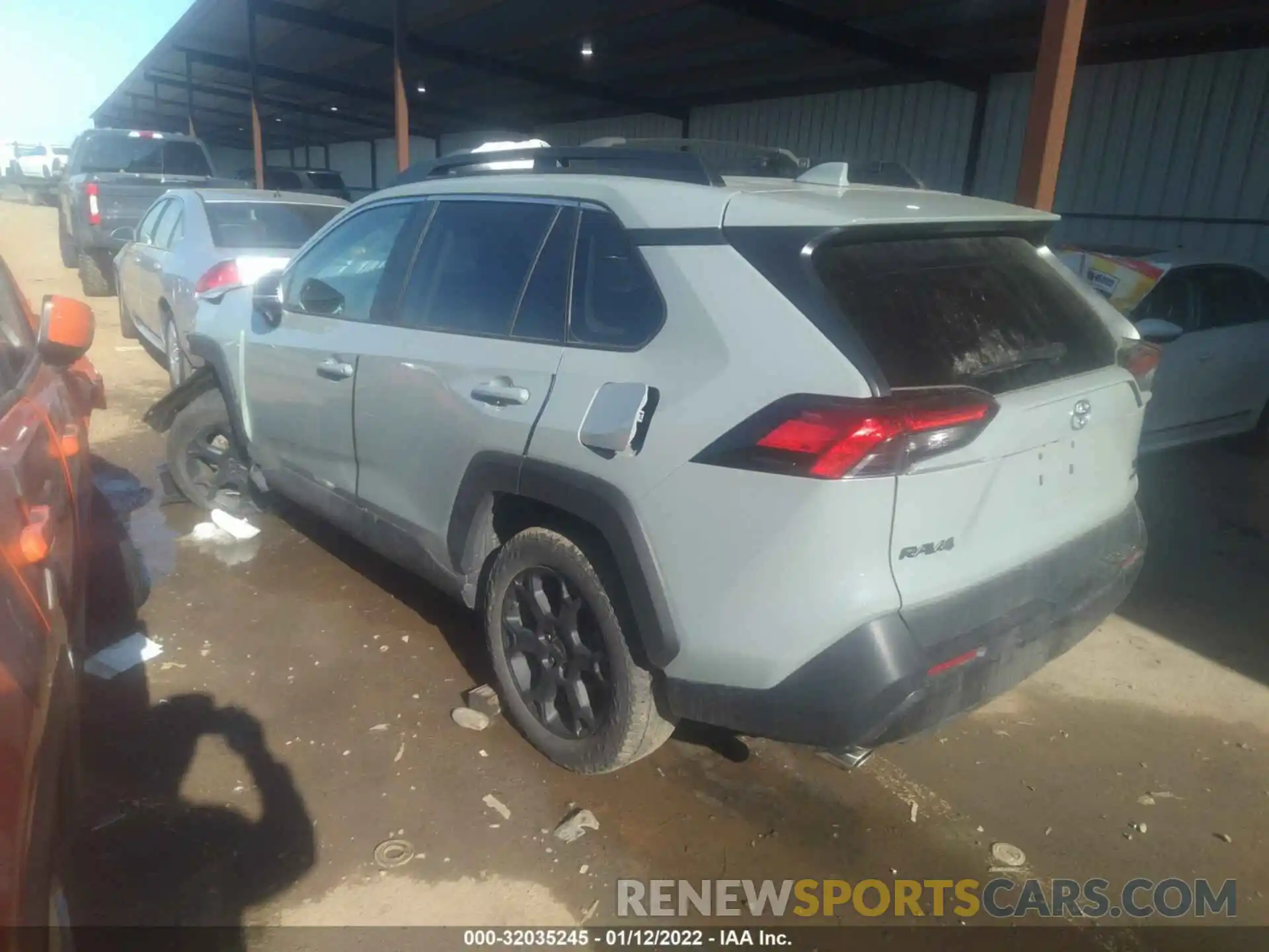 3 Photograph of a damaged car 2T3S1RFV2MW165255 TOYOTA RAV4 2021