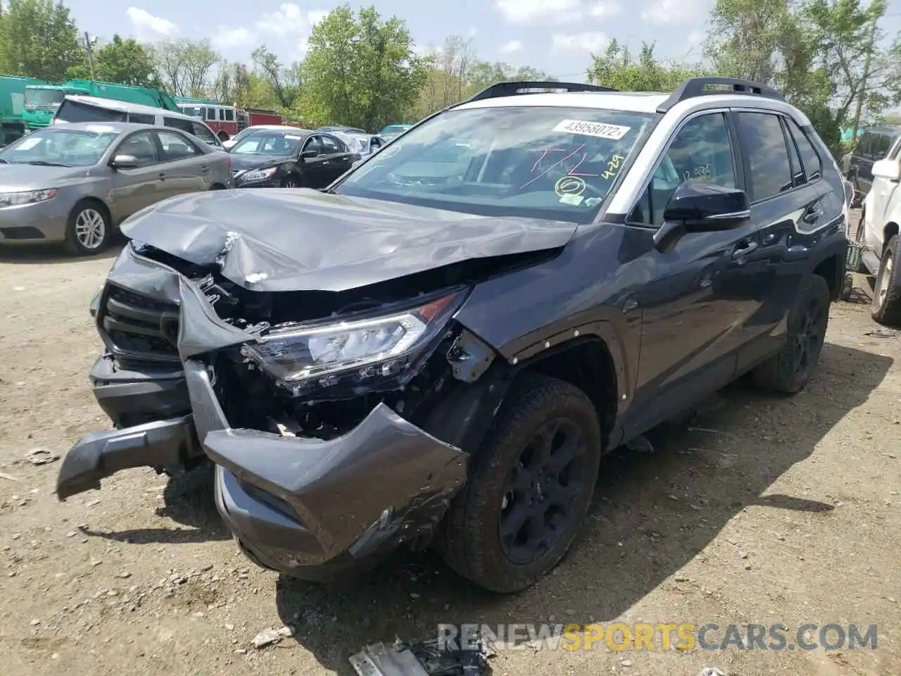 2 Photograph of a damaged car 2T3S1RFV3MW162414 TOYOTA RAV4 2021