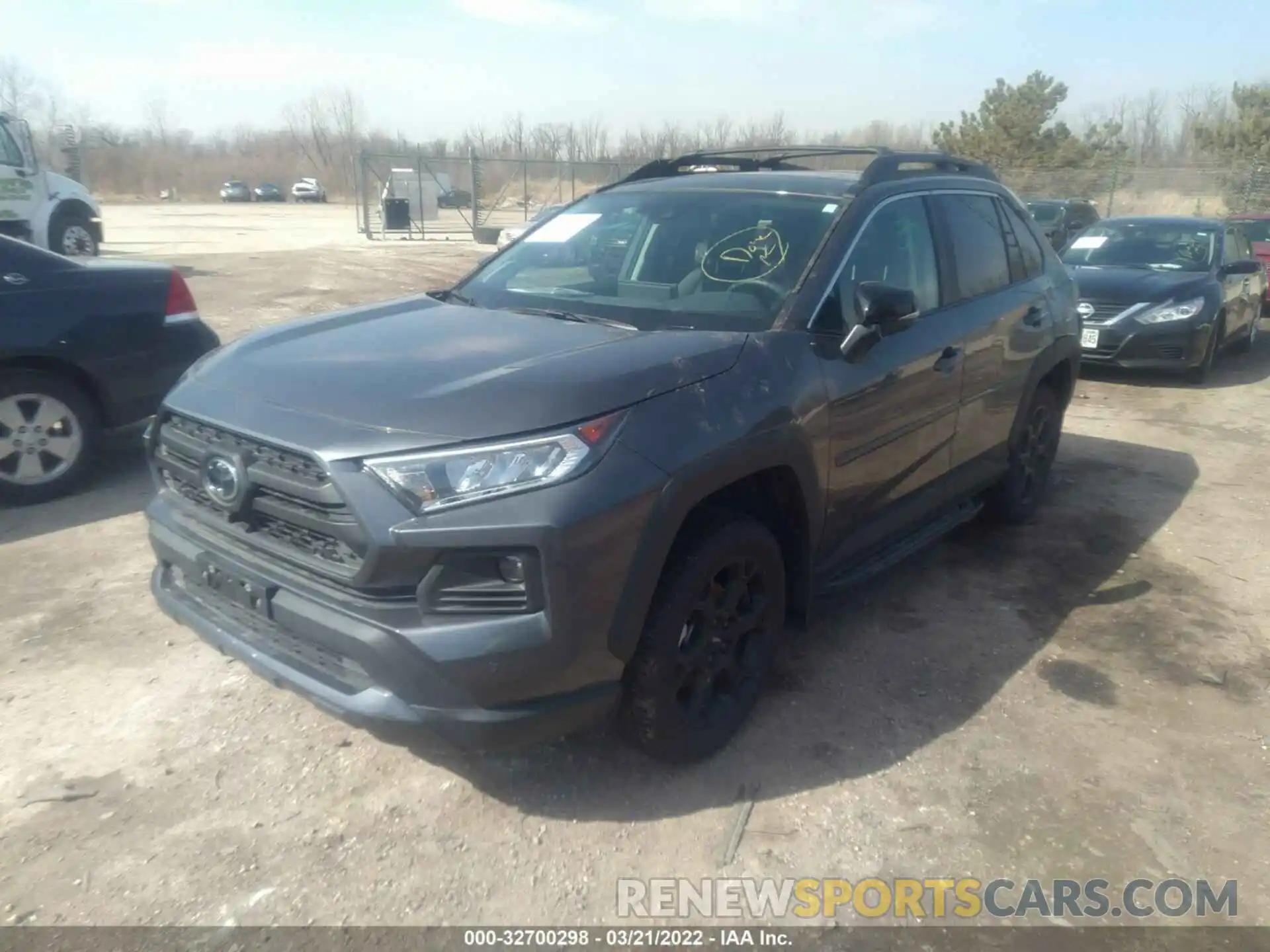 2 Photograph of a damaged car 2T3S1RFV3MW227407 TOYOTA RAV4 2021