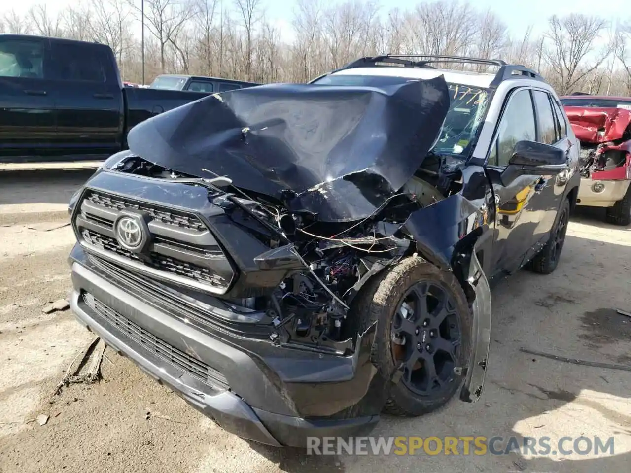 2 Photograph of a damaged car 2T3S1RFV3MW227651 TOYOTA RAV4 2021