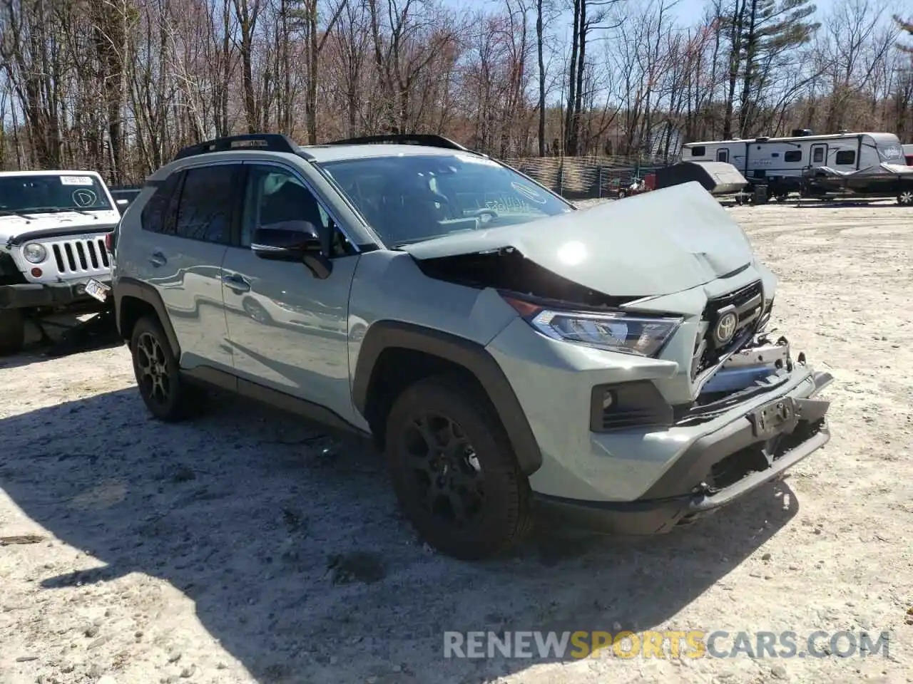 1 Photograph of a damaged car 2T3S1RFV3MW240660 TOYOTA RAV4 2021