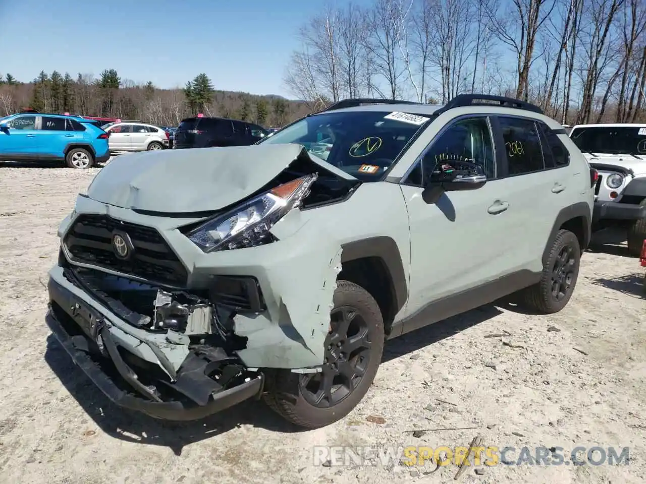 2 Photograph of a damaged car 2T3S1RFV3MW240660 TOYOTA RAV4 2021