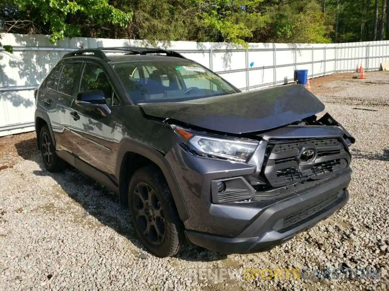 1 Photograph of a damaged car 2T3S1RFV4MW222183 TOYOTA RAV4 2021