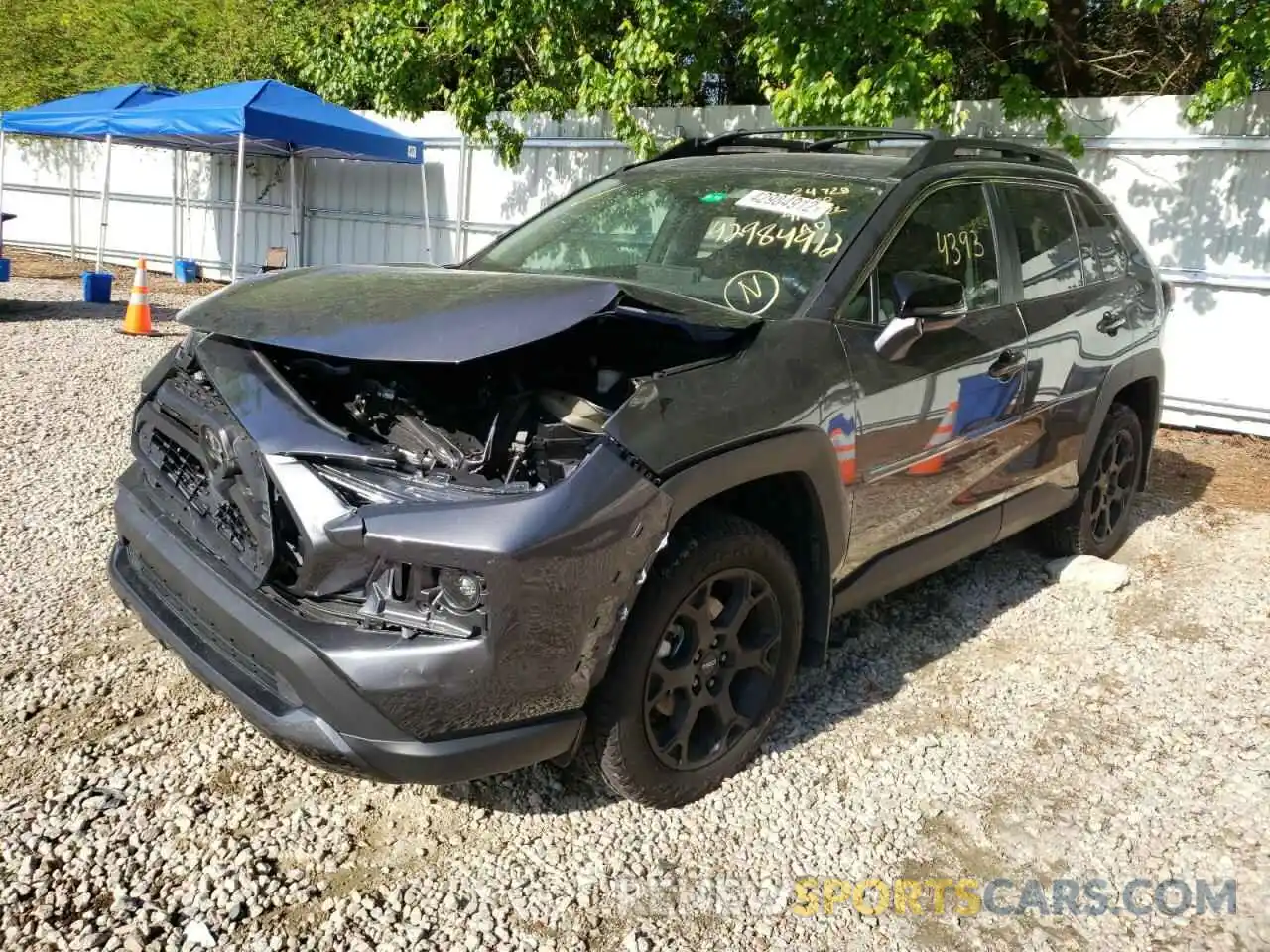 2 Photograph of a damaged car 2T3S1RFV4MW222183 TOYOTA RAV4 2021