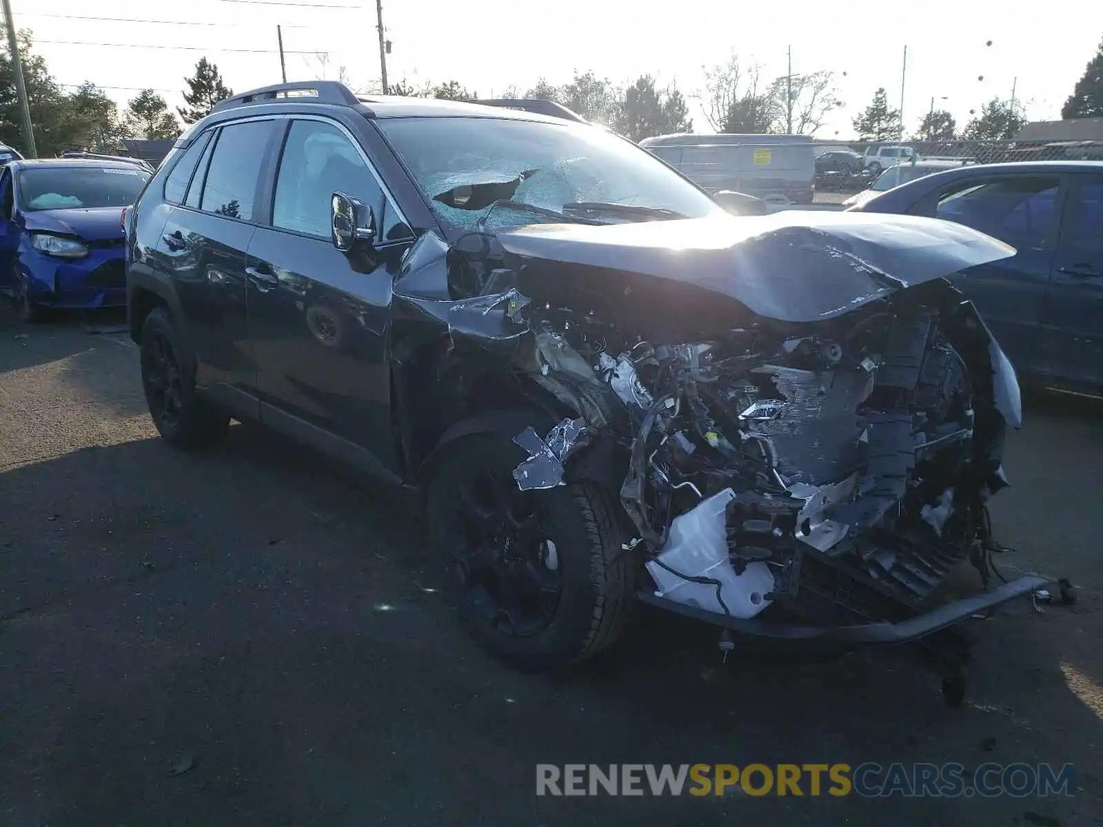 1 Photograph of a damaged car 2T3S1RFV5MW166948 TOYOTA RAV4 2021