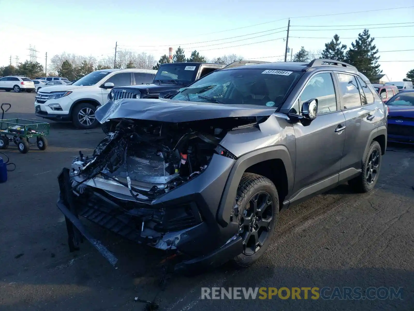 2 Photograph of a damaged car 2T3S1RFV5MW166948 TOYOTA RAV4 2021