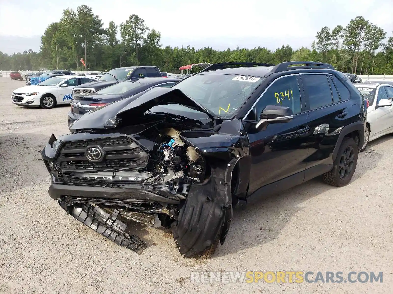 2 Photograph of a damaged car 2T3S1RFV6MW179837 TOYOTA RAV4 2021