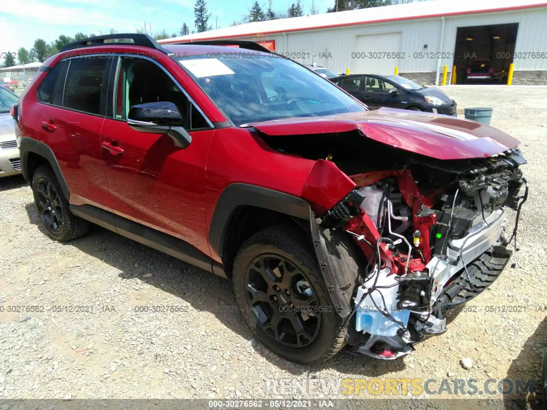 1 Photograph of a damaged car 2T3S1RFV7MW156759 TOYOTA RAV4 2021