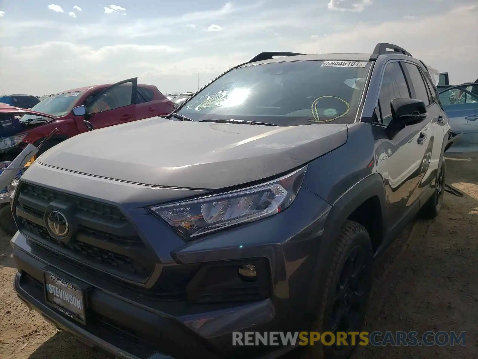 2 Photograph of a damaged car 2T3S1RFV7MW223683 TOYOTA RAV4 2021