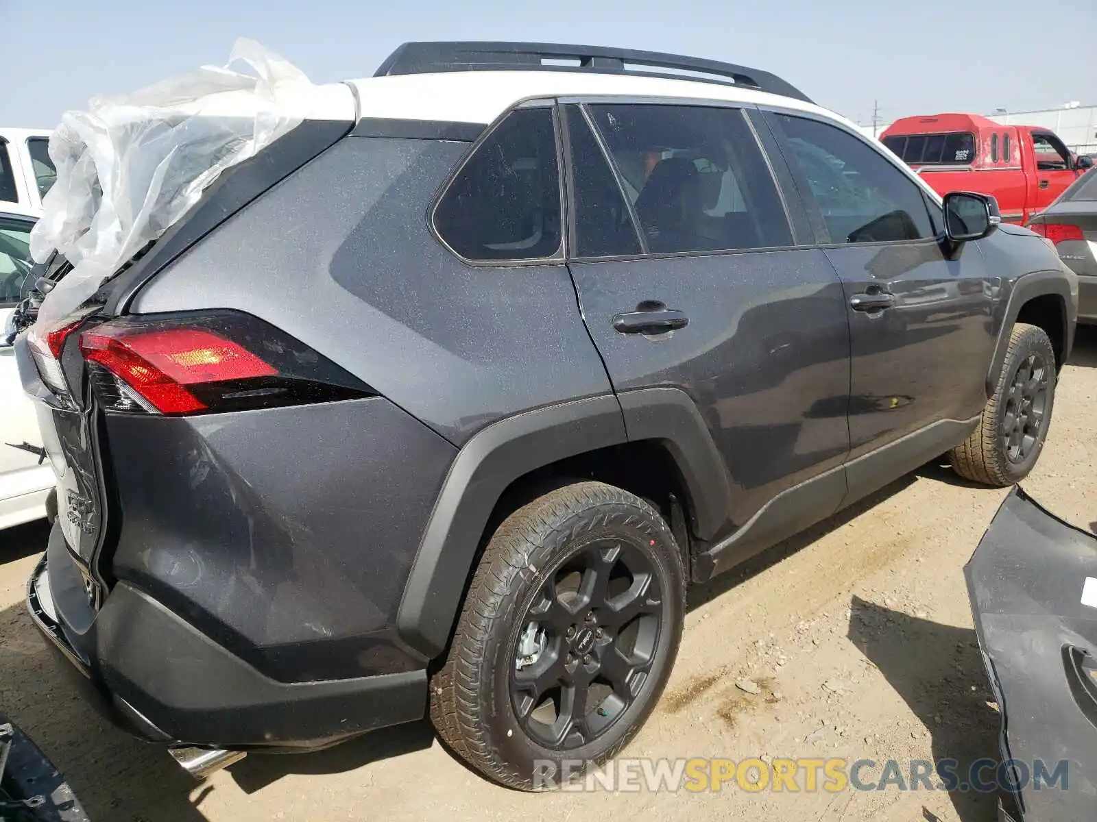 4 Photograph of a damaged car 2T3S1RFV7MW223683 TOYOTA RAV4 2021