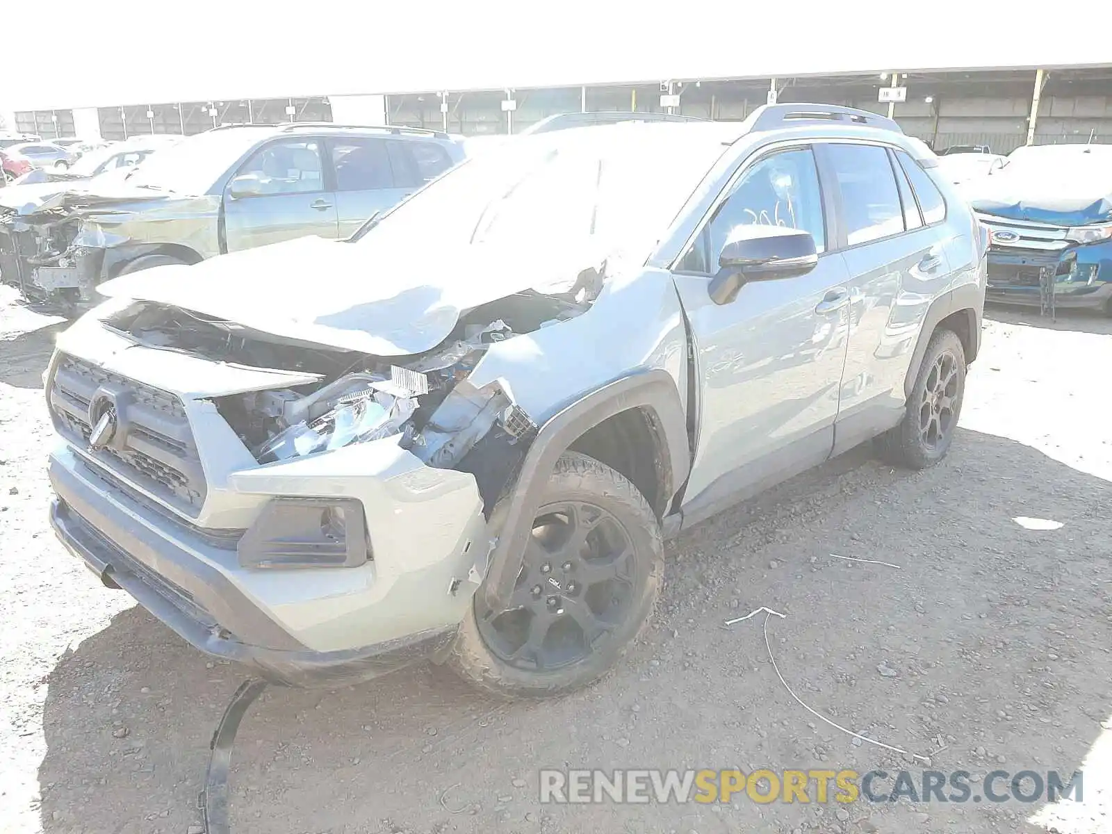 2 Photograph of a damaged car 2T3S1RFV9MW155094 TOYOTA RAV4 2021