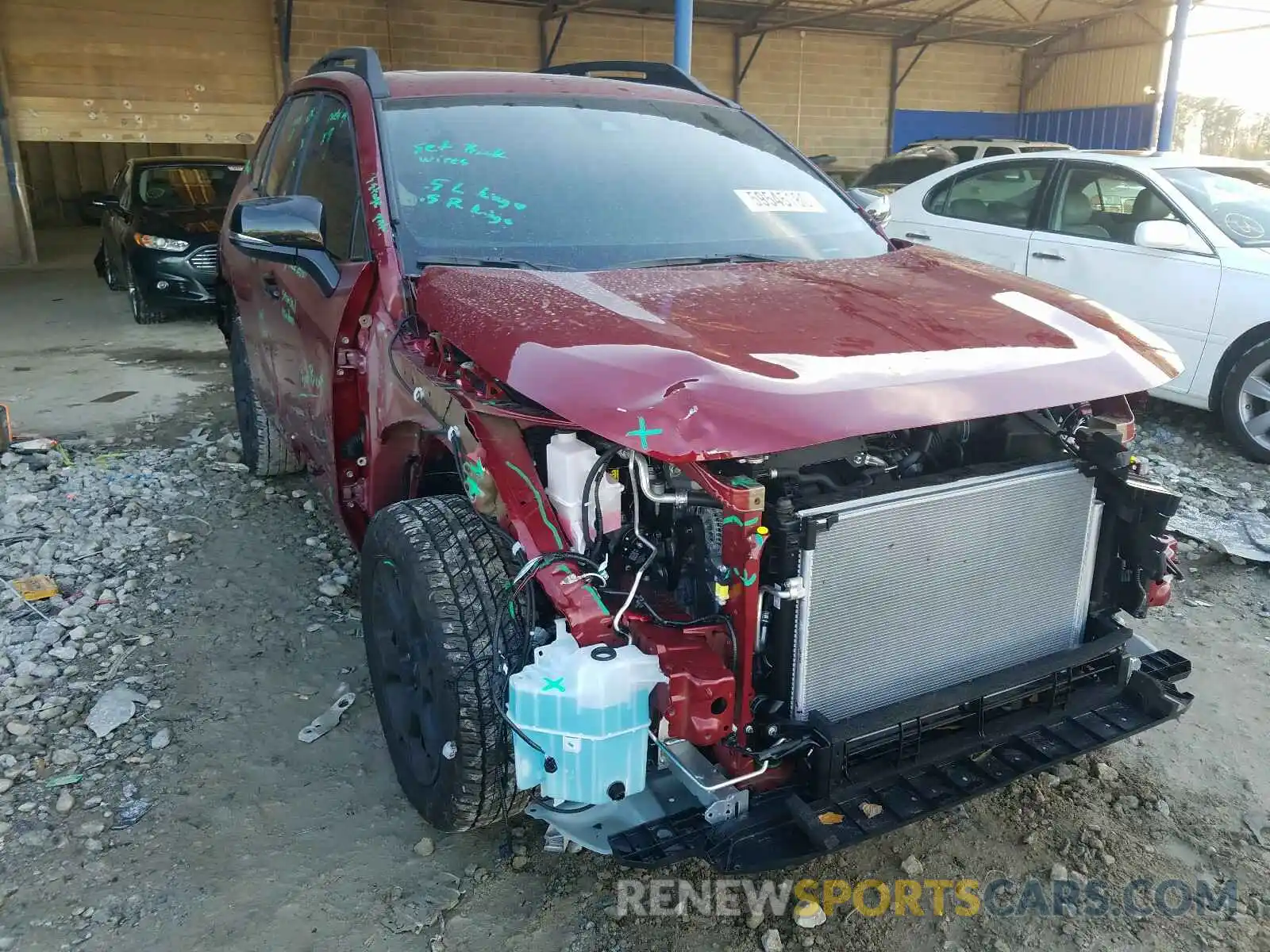 9 Фотография поврежденного автомобиля 2T3S1RFVXMW146534 TOYOTA RAV4 2021