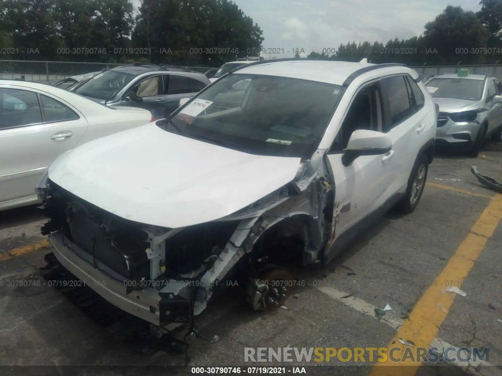 2 Photograph of a damaged car 2T3W1RFV0MC088176 TOYOTA RAV4 2021